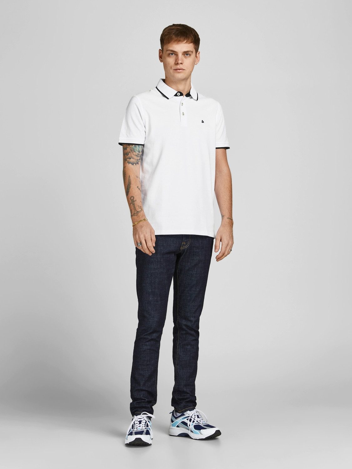 Jack & Jones Poloshirt JJEPAULOS POLO SS 2PK MP NOOS (2-delig, Set van 2)