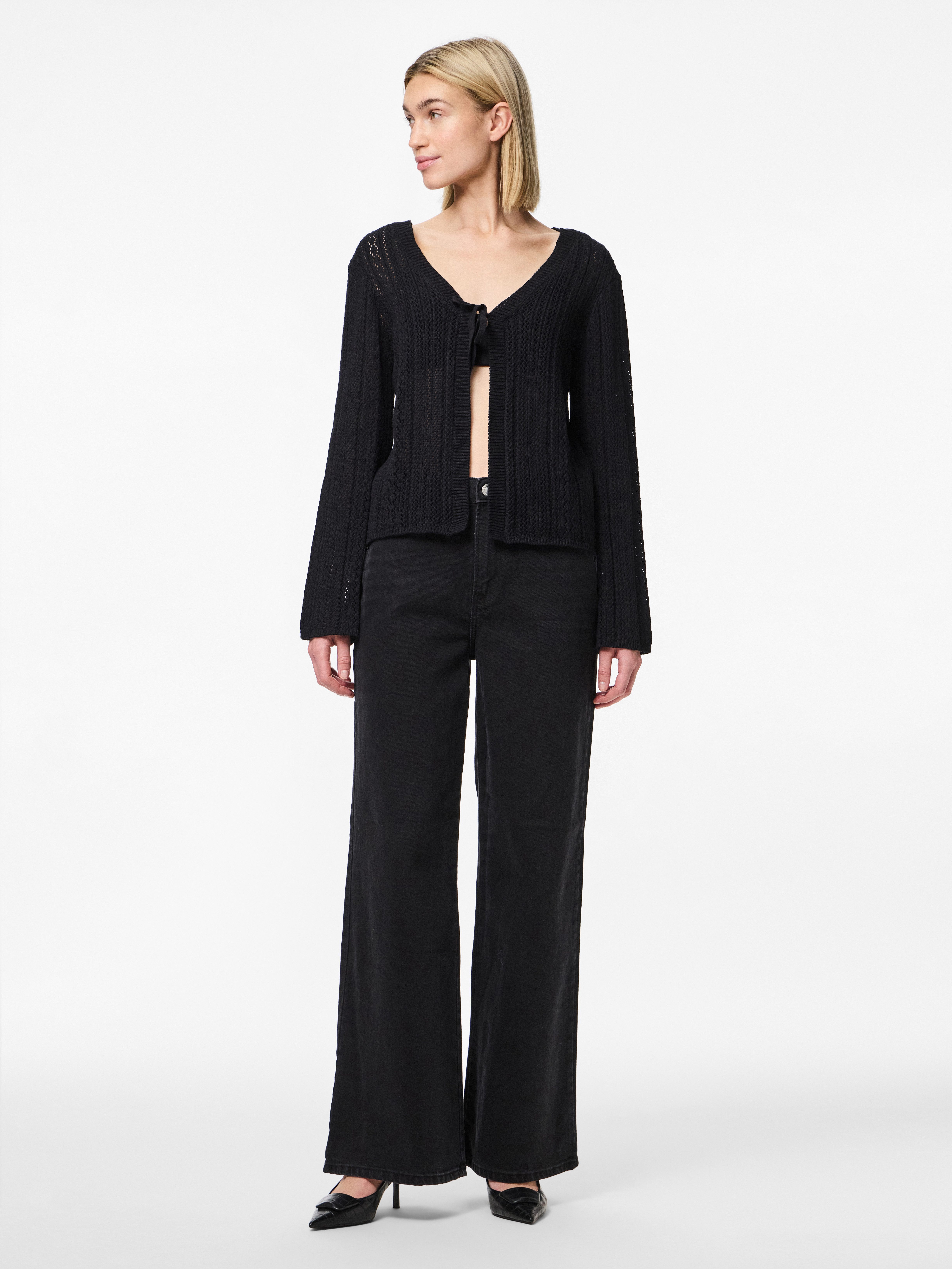pieces Vest PCNUKA LS KNIT CARDIGAN NOOS BC
