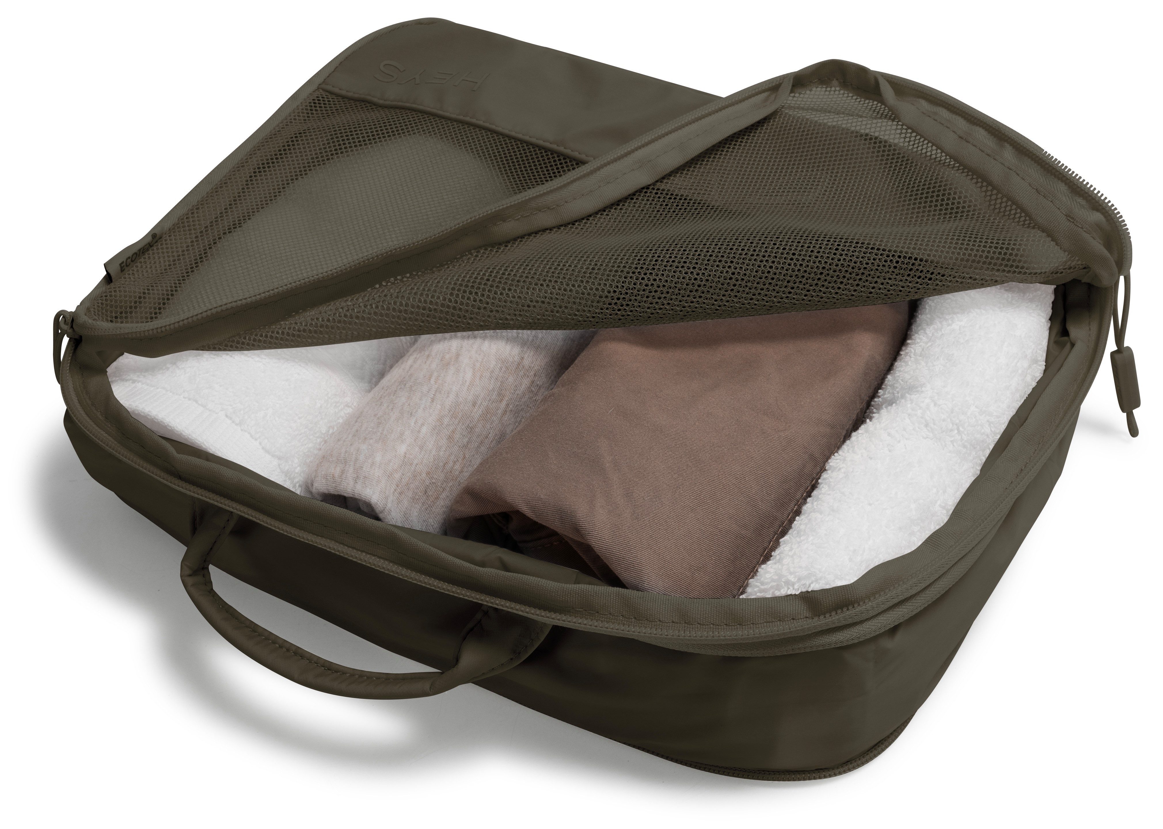 Heys Kofferorganizer Ecotex Compression Packing Cube incompressible packing cubes, packing bags, organizer for suitcase (set, 4-delig)