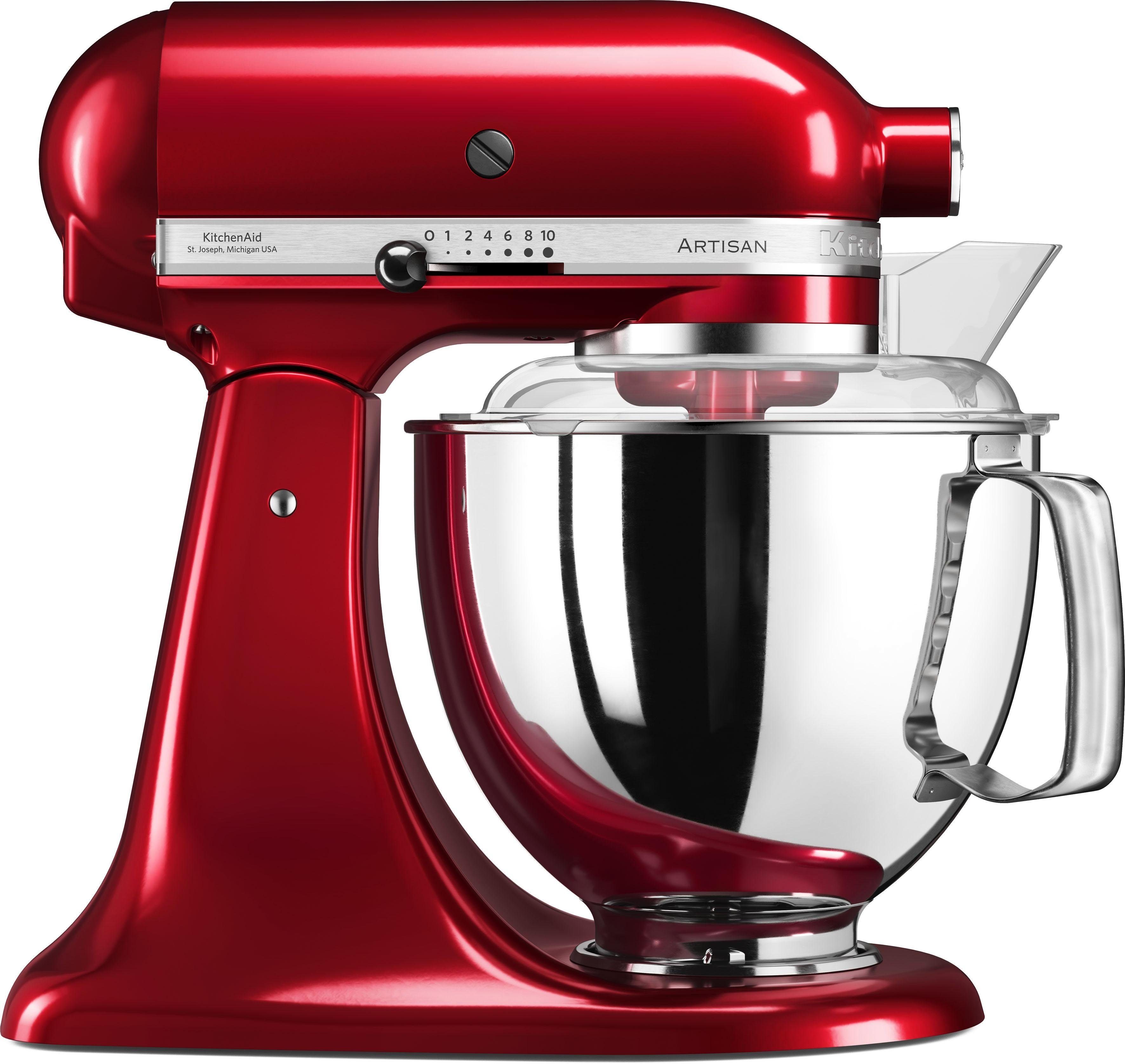 KitchenAid Keukenmachine 5KSM175PSECA APPELROOD met accessoires ter waarde van ca. € 112,-