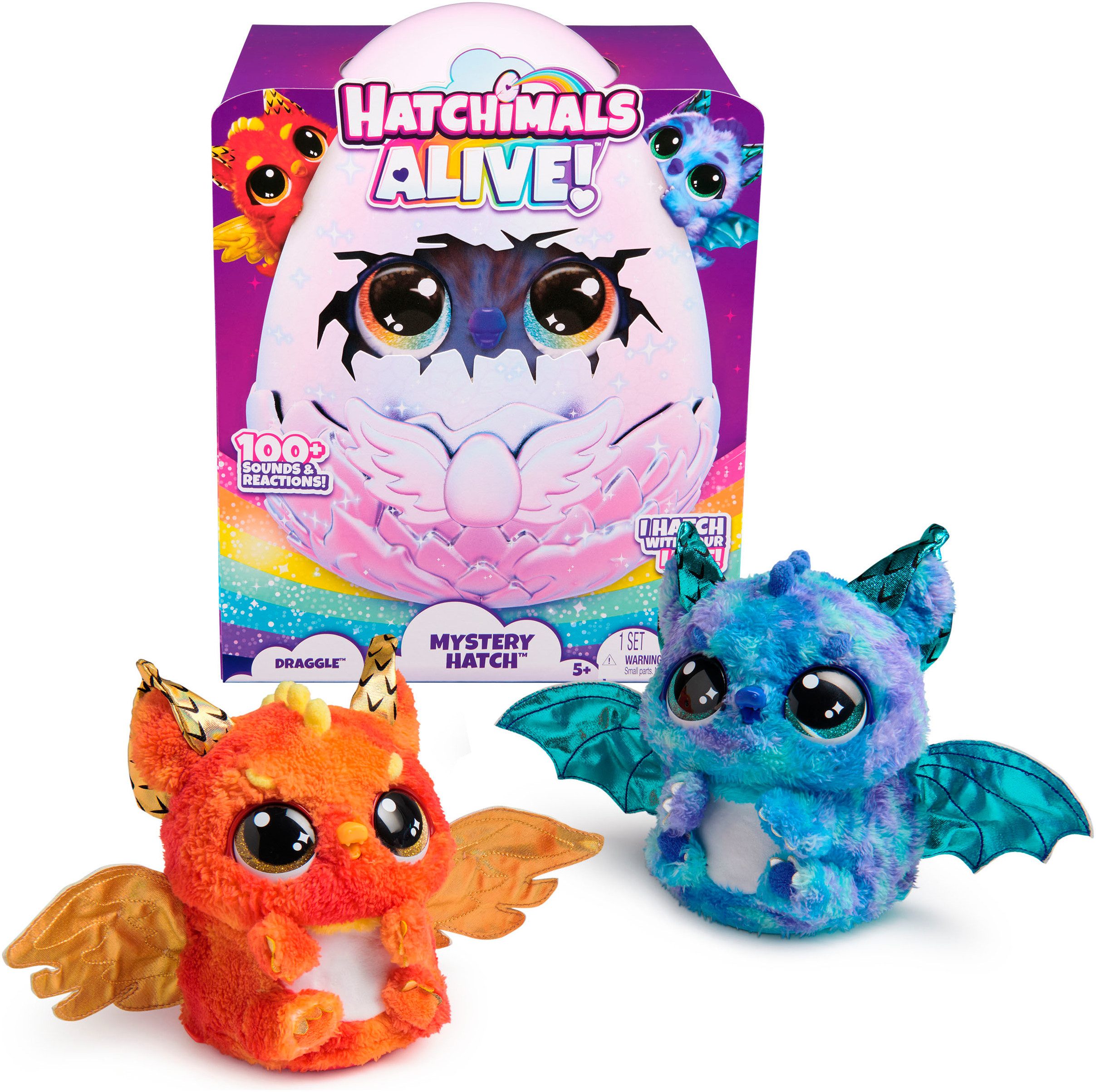 Spin Master Speelfiguur Hatchimals Big Egg - Secret Hatch Draggle