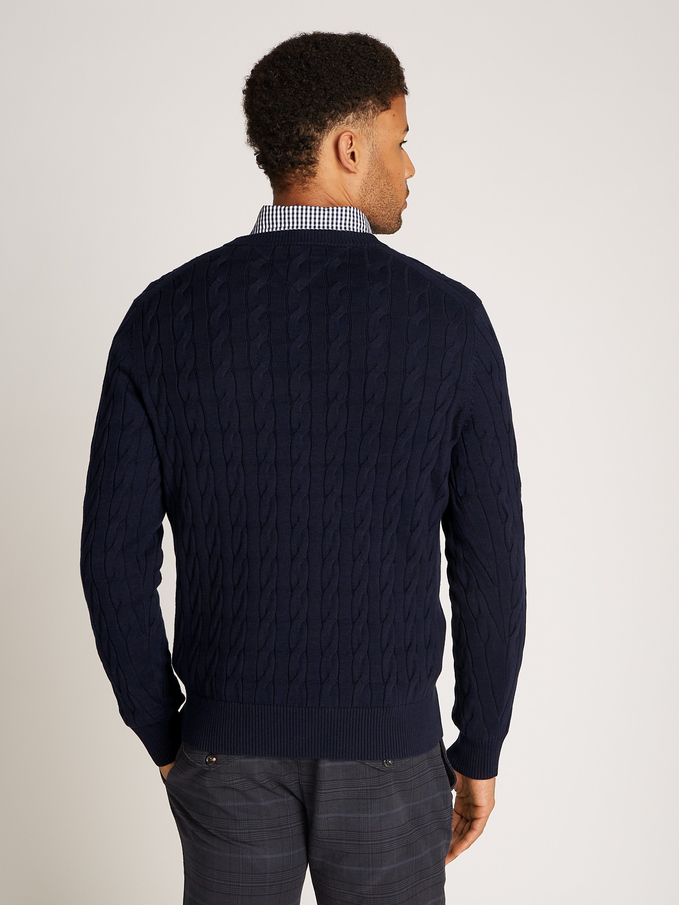 Tommy Hilfiger Gebreide trui CLASSIC CABLE CREW NECK
