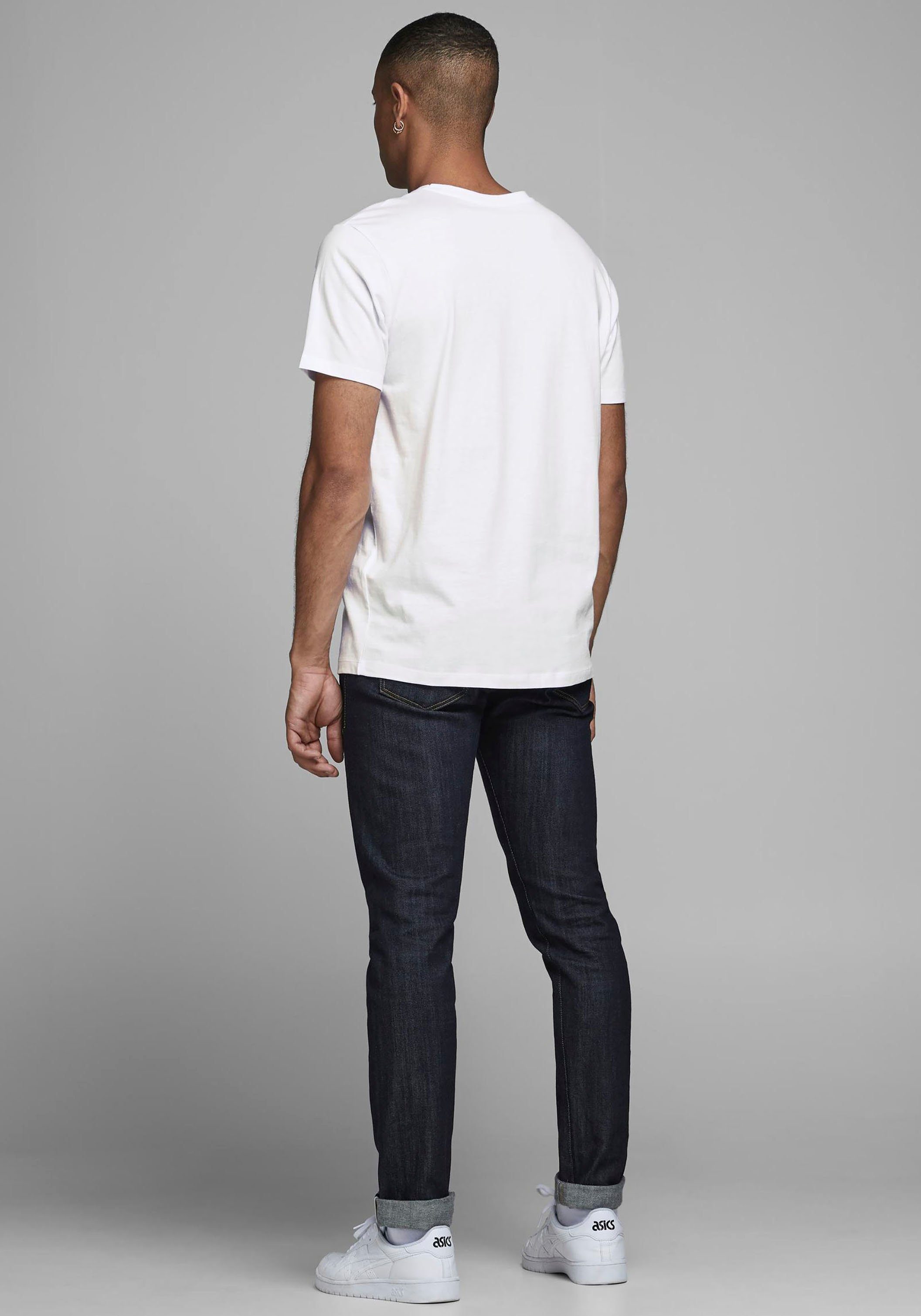 Jack & Jones Shirt met ronde hals TEE SS CREW NECK 5 P (set, 5-delig)