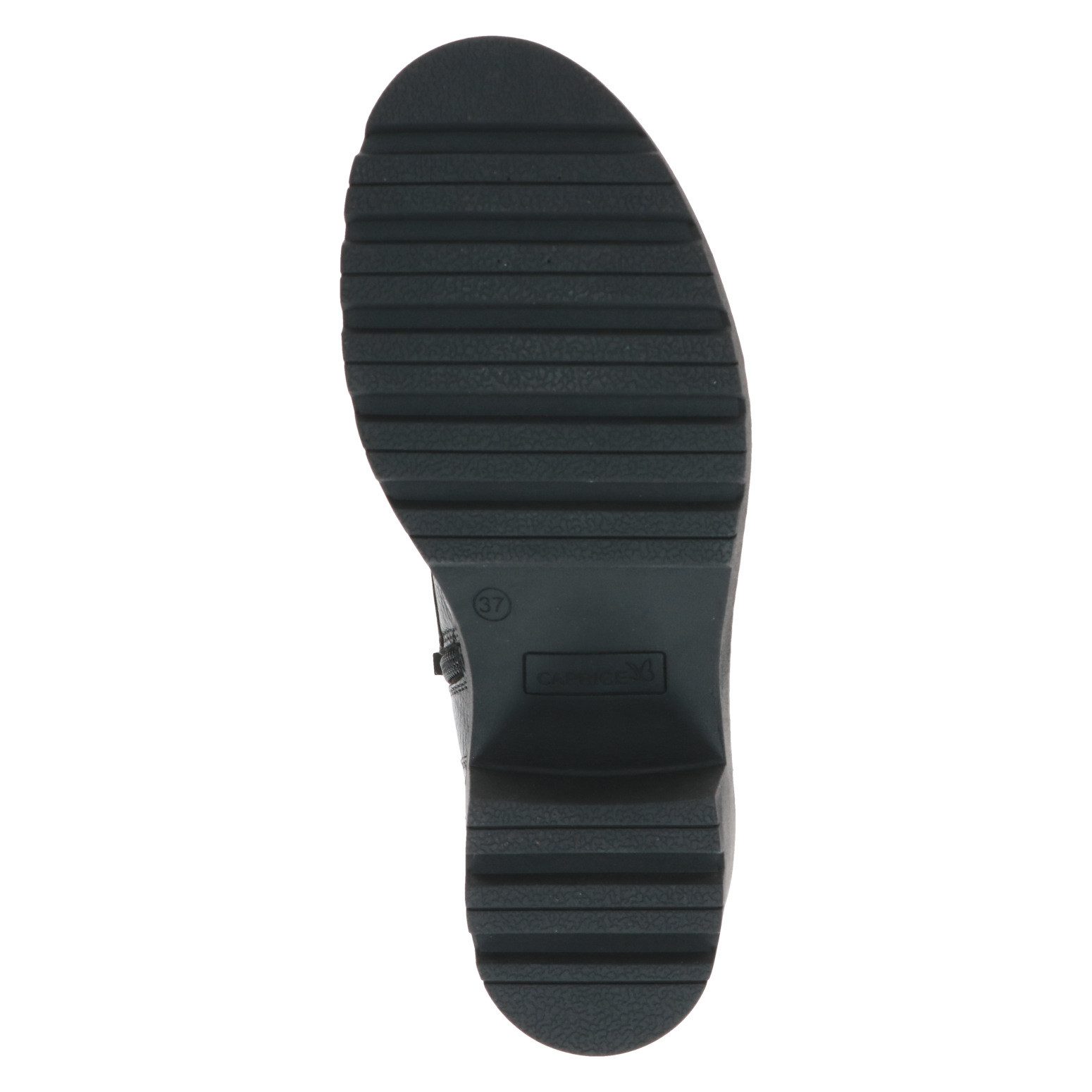 Caprice Veterlaarsjes , blokhak, veterboots, herfstlaarzen met decente logo-prägung