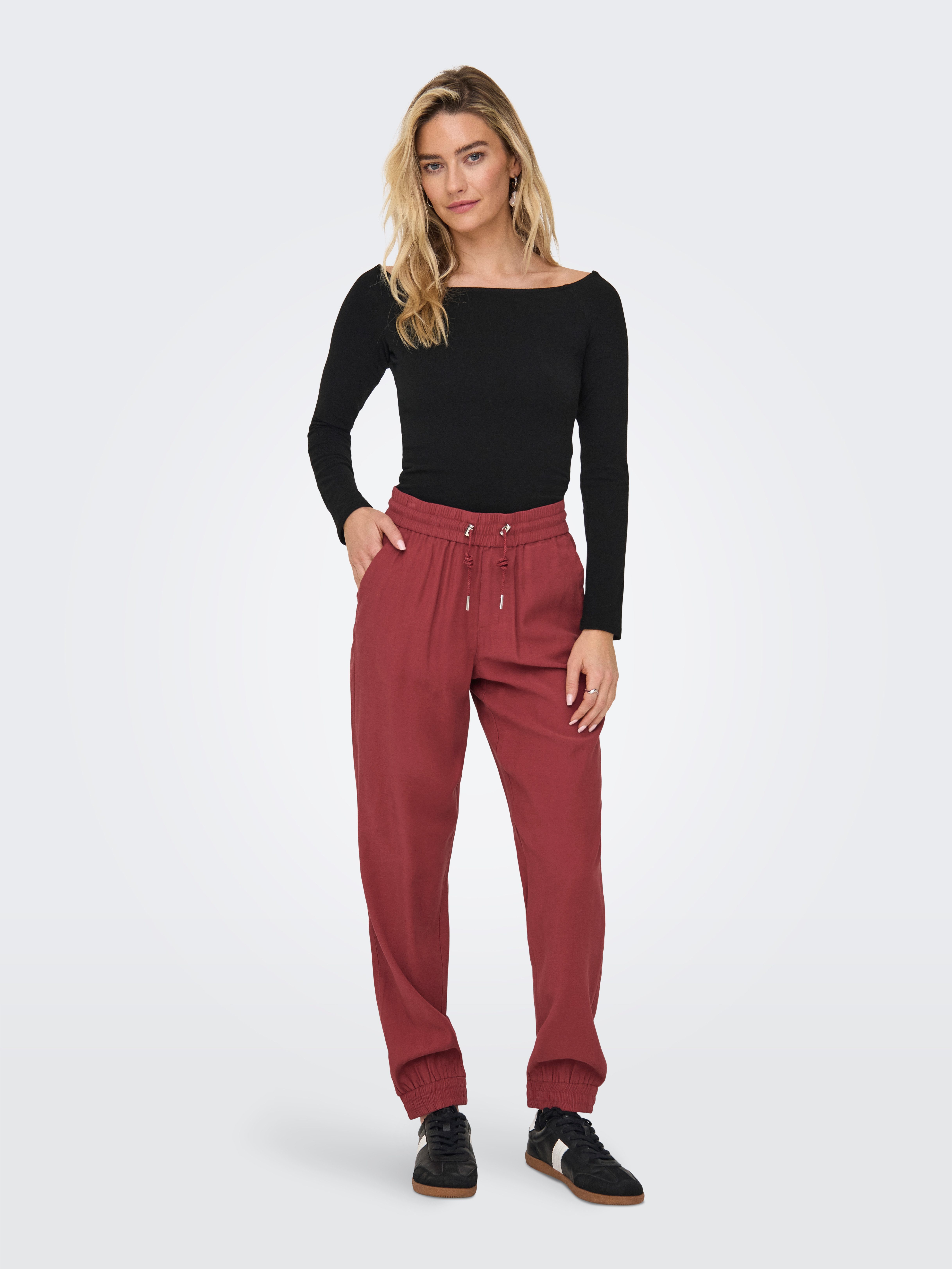 Only Shirt met lange mouwen ONLGLAMOUR L/S BOAT NECK TOP BOX CC JRS