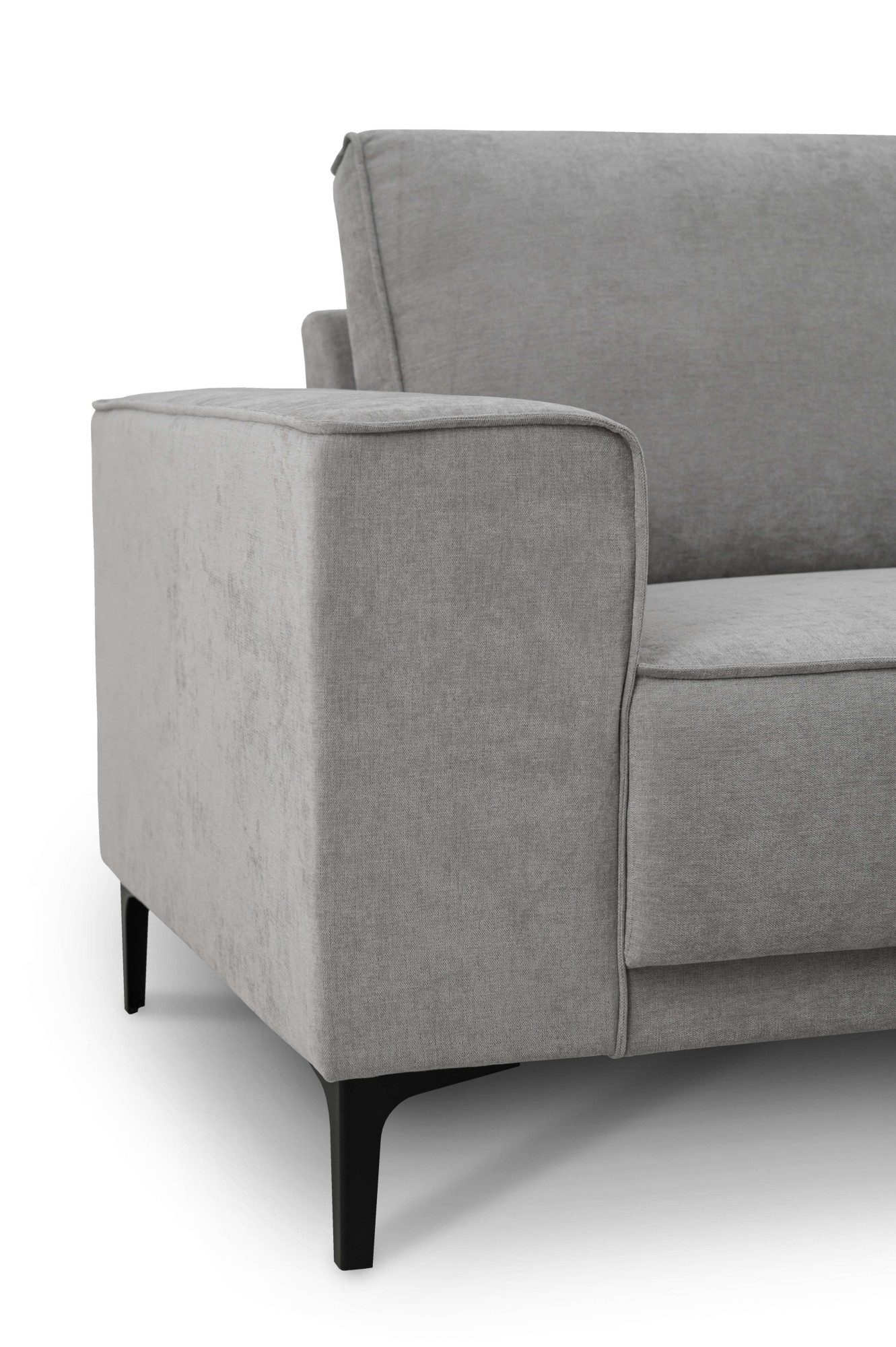 Places of Style Hoekbank Oland, structuur, platweefsel, luxe microvezel, bouclé