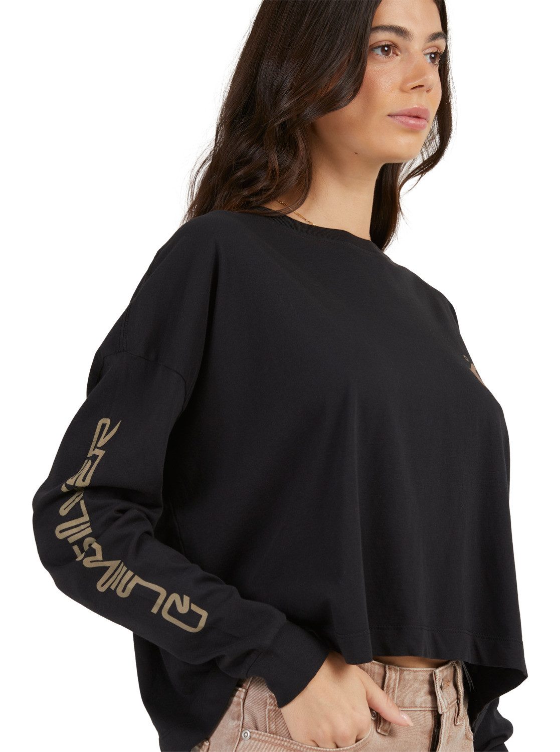 Quiksilver Shirt met lange mouwen Quiksilver Womens Oversized Crop