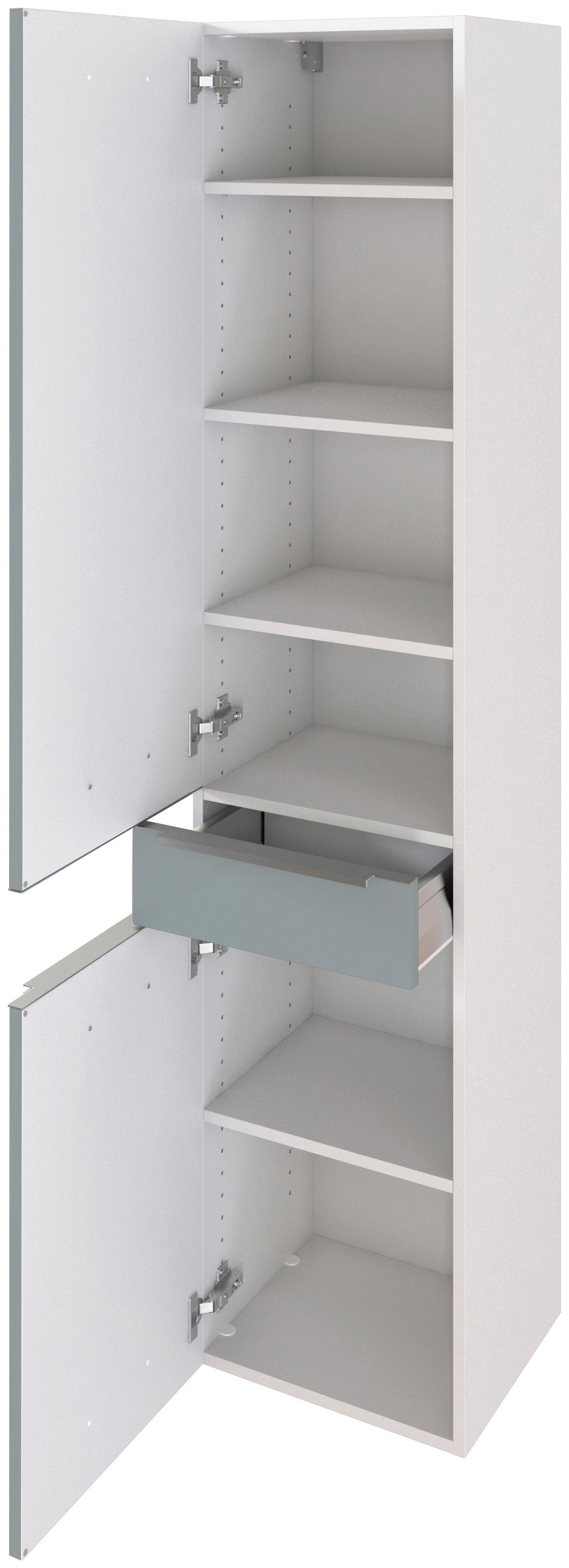 welltime Smalle kast Matera Breedte 40 cm, hoogwaardige matte mdf-fronten en soft-closefunctie
