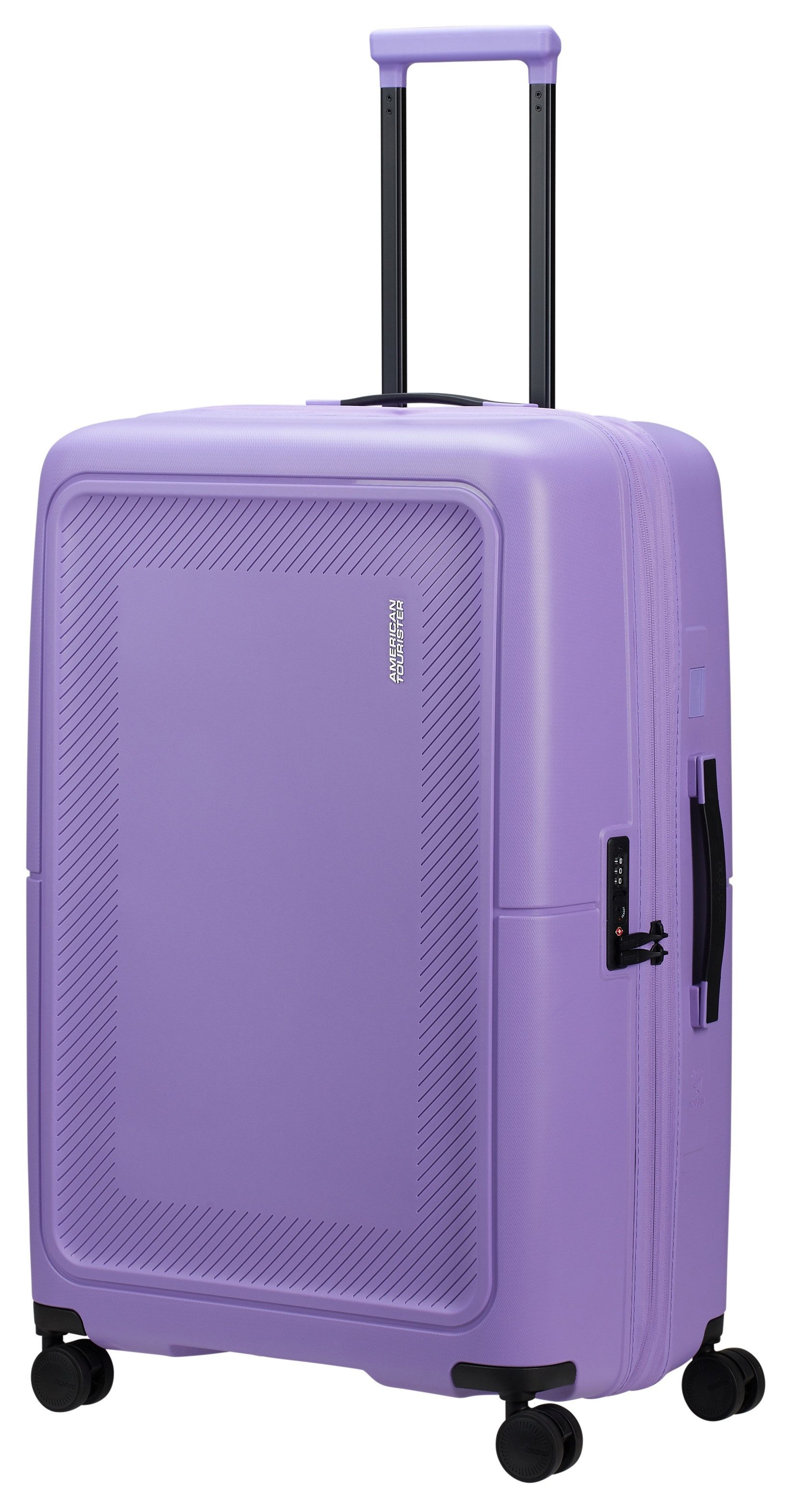 American Tourister Hardshell-trolley DASHPOP 77 Grote koffer reisbagage TSA-cijfer slot incheckbagage unisex koffers & reistassen maat 77 cm paars