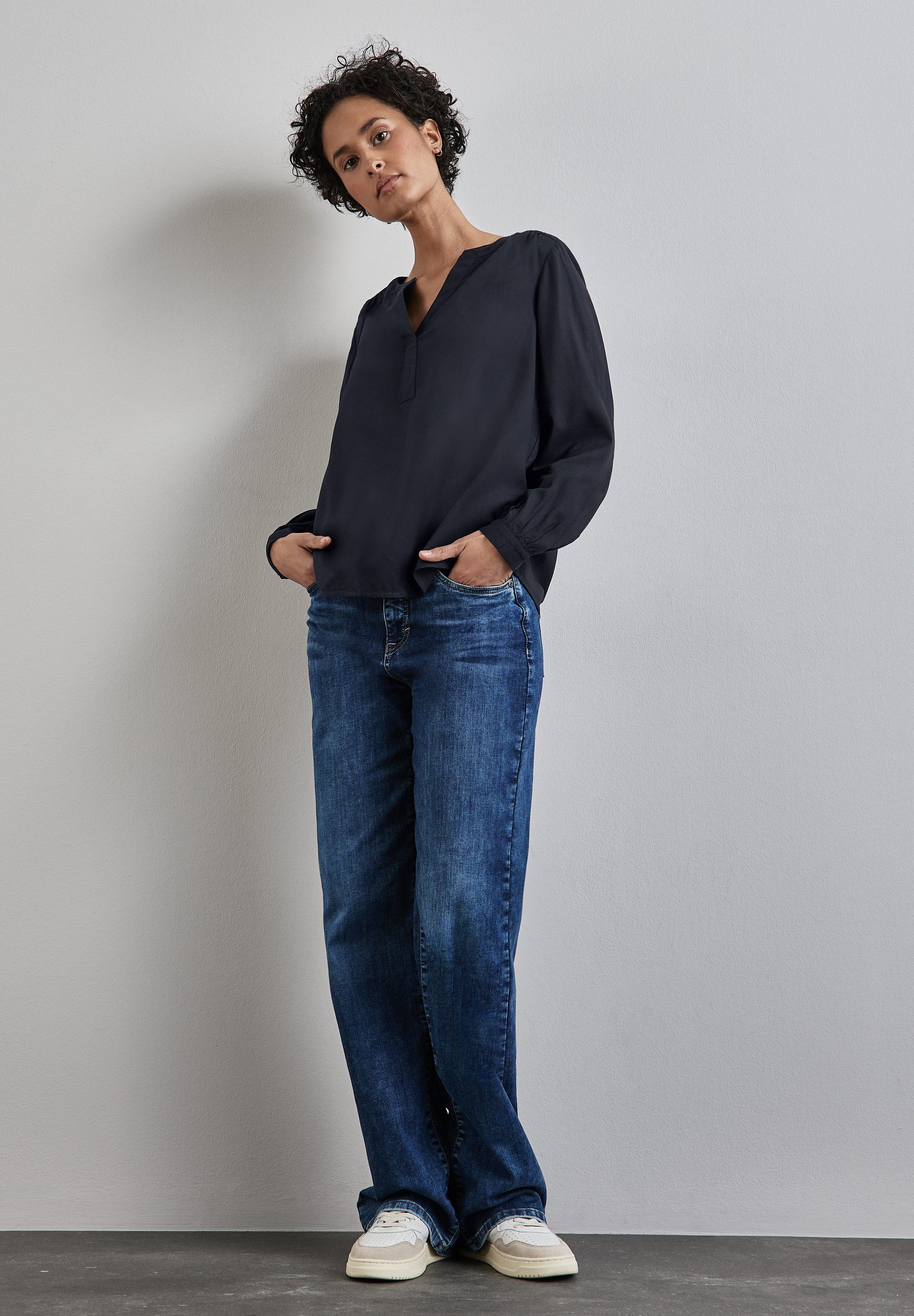 STREET ONE Blouse met lange mouwen in tuniekstijl