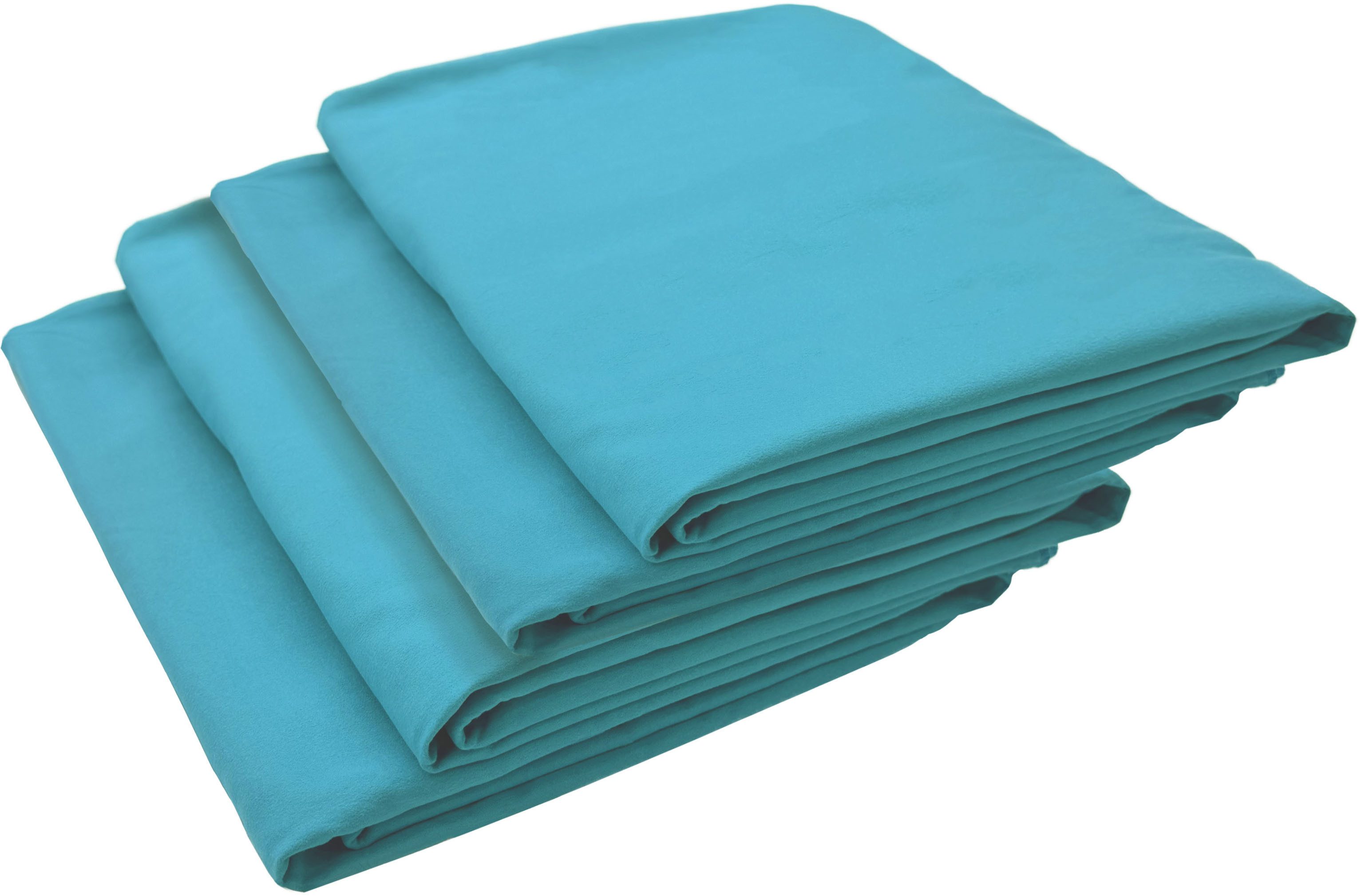 my home Reishanddoek Xavi, 4 x 70x140cm ideaal als sporthanddoek, reis handdoek als serie en set, zeer licht, compact, sneldrogend, microvezel (4 stuks)