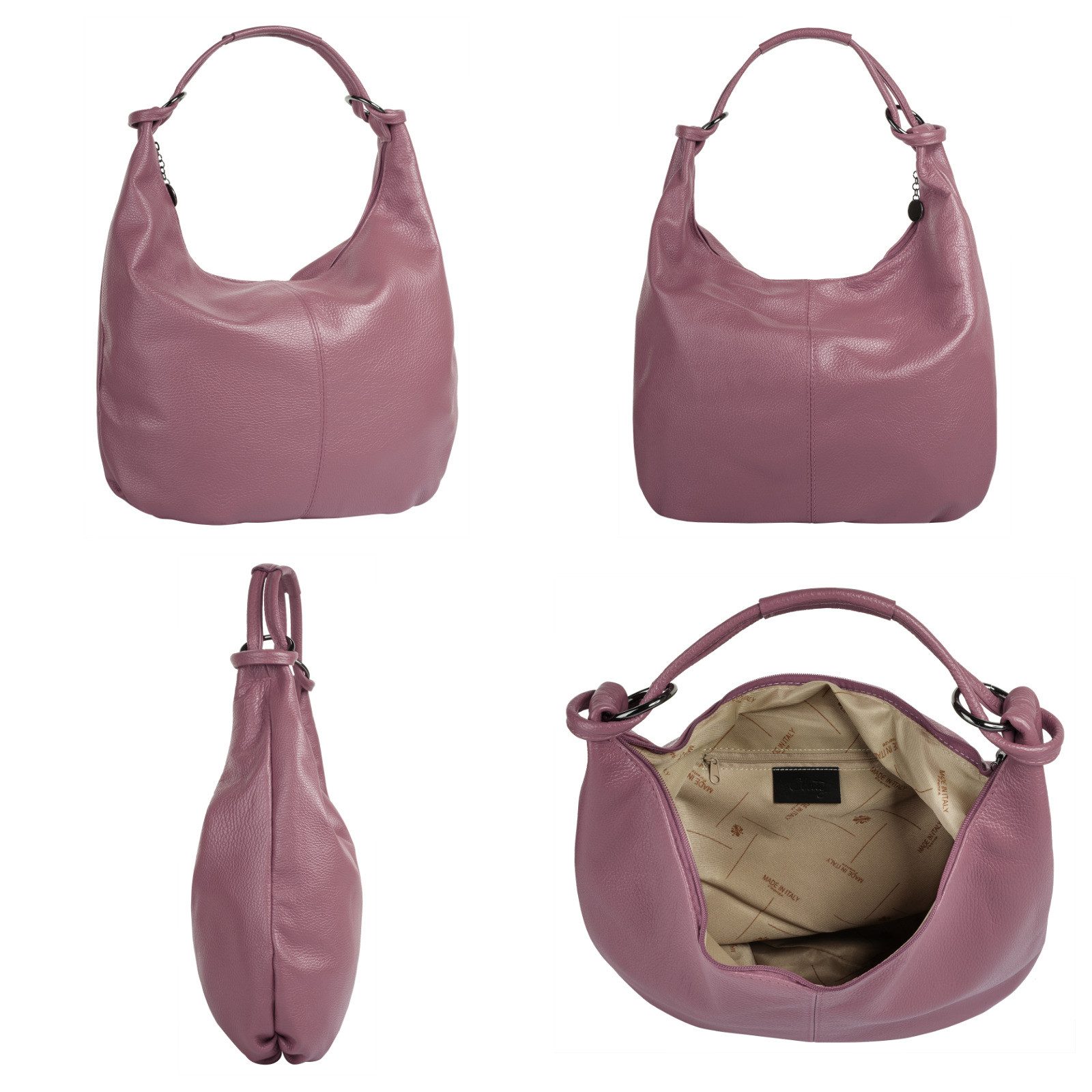 Cluty Shopper echt leer, made in italy