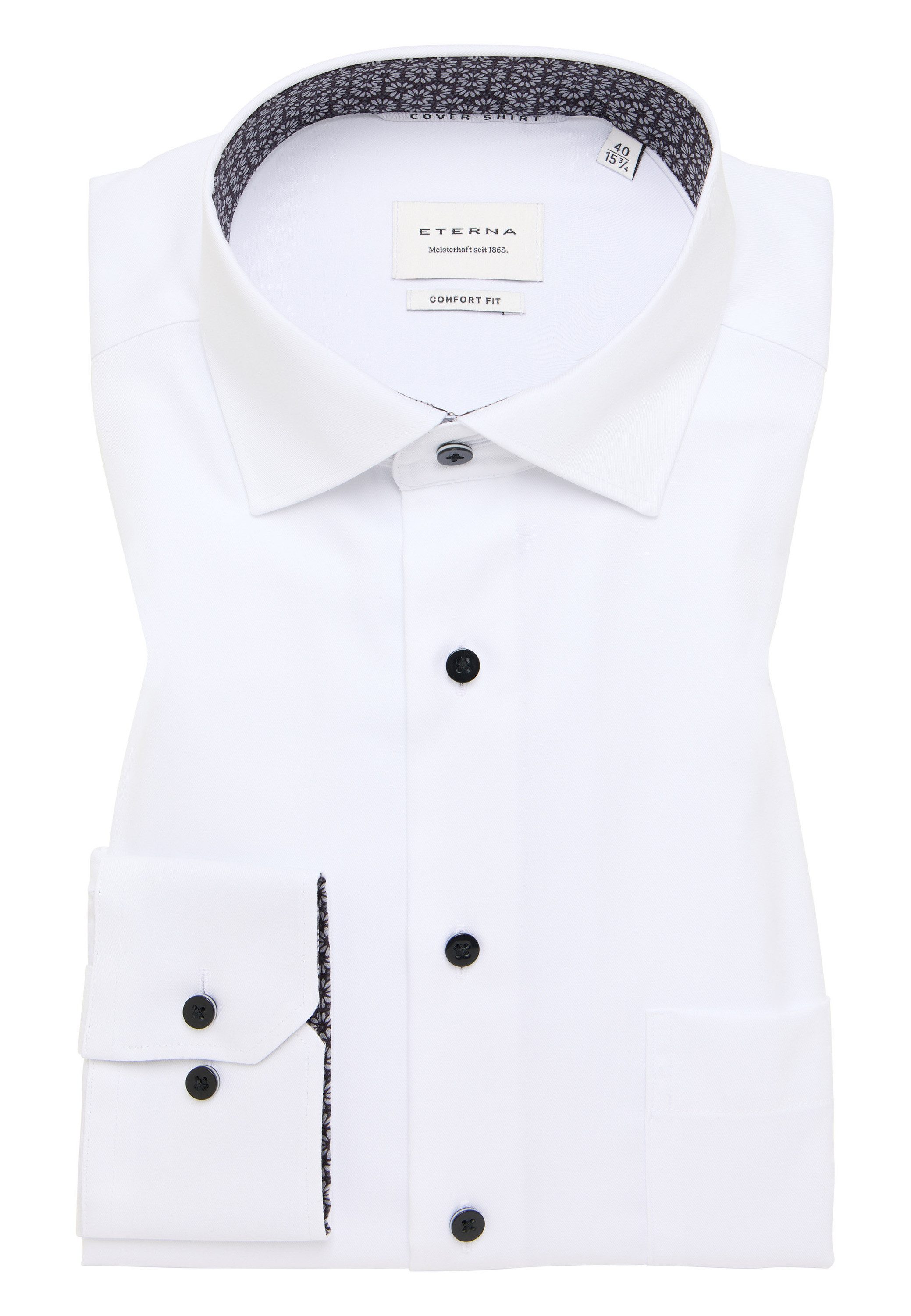 Eterna Overhemd met lange mouwen Comfort fit