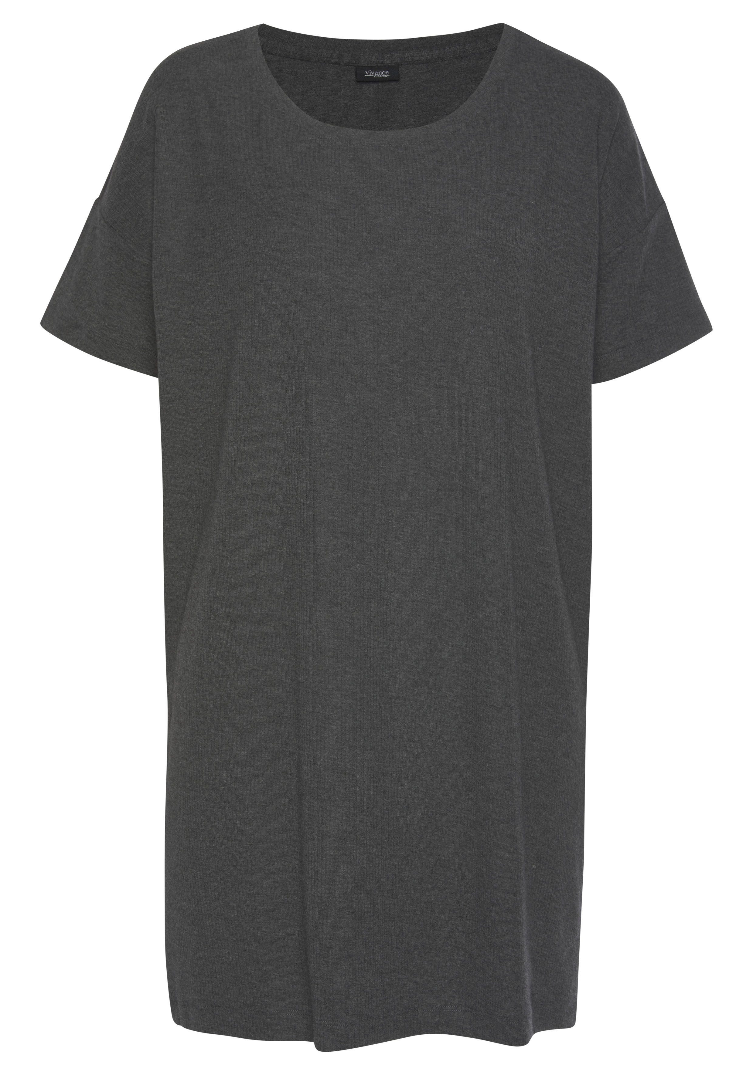 Vivance Dreams Big-shirt in zachte ribkwaliteit