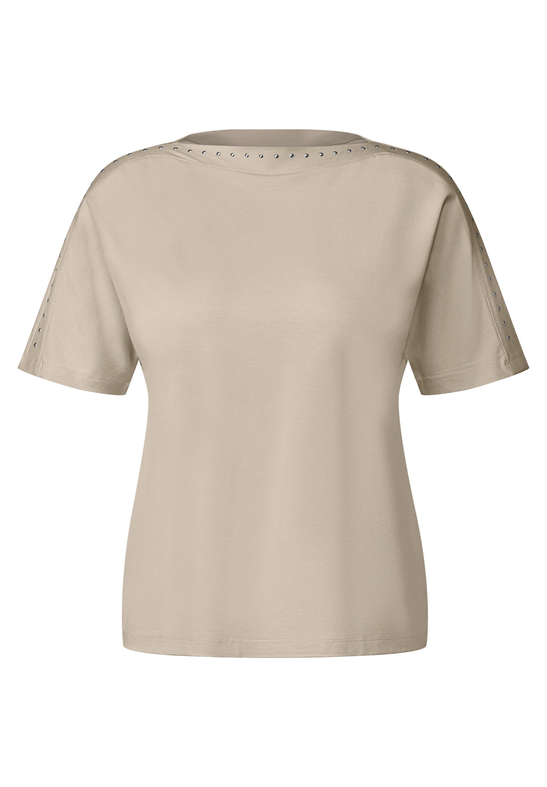 STREET ONE T-shirt met studs