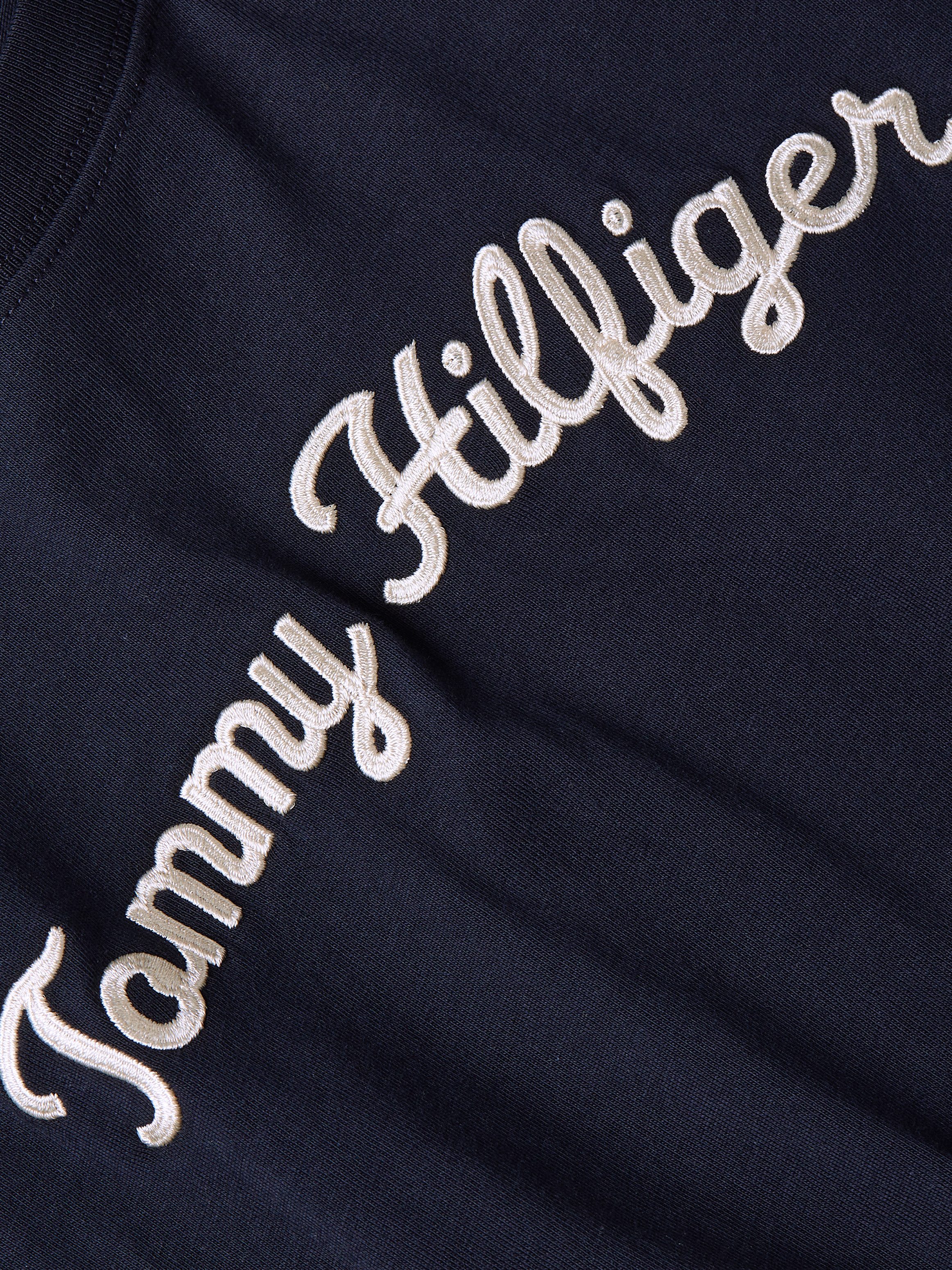 Tommy Hilfiger Shirt met korte mouwen REG SCRIPT C-NK SS met tommy hilfiger script-logo-opschrift