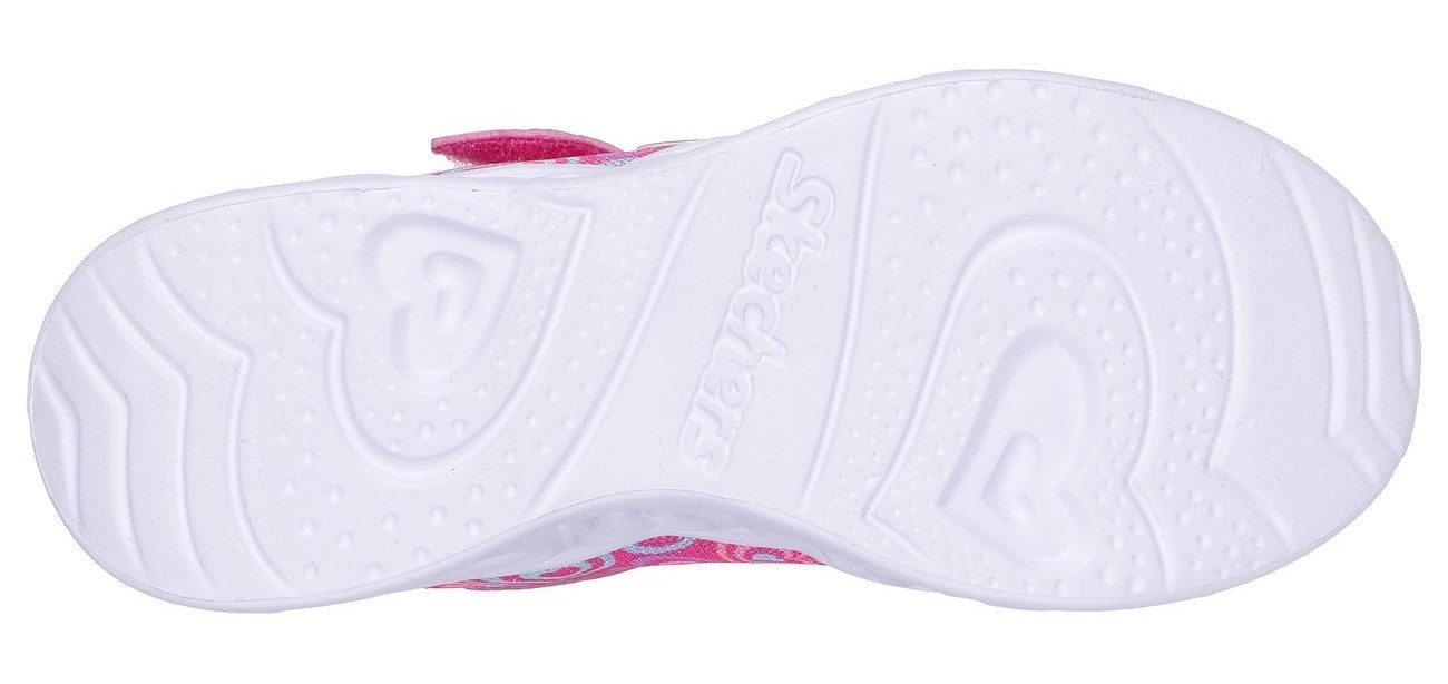 Skechers Sneakers HEART LIGHTS Blinkende schoen met hart-loopzool, maat sjabloon te downloaden