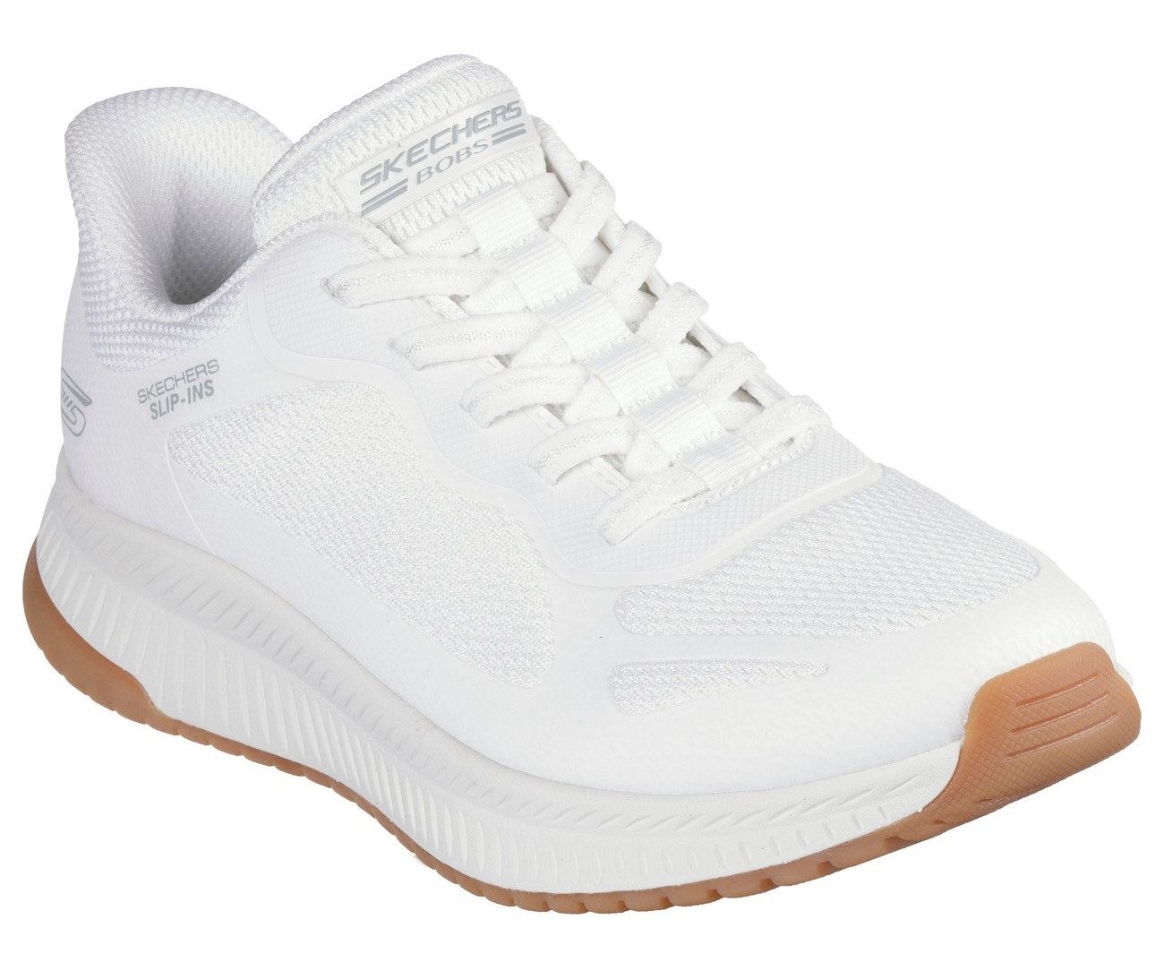 Skechers Slip-on sneakers BOBS SQUAD 4 Slippers, vrijetijdsschoen, lage schoen met memory foam