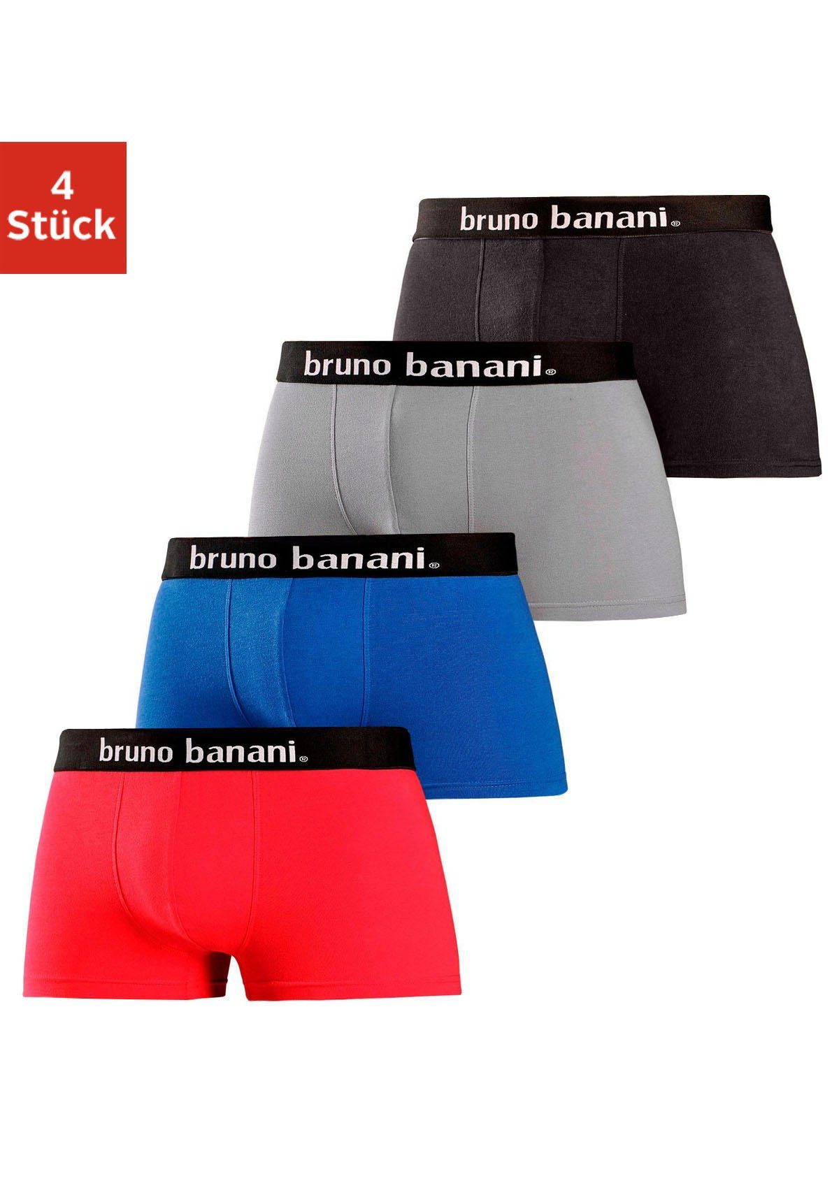 NU 15% KORTING: Bruno Banani hipster (set van 4)