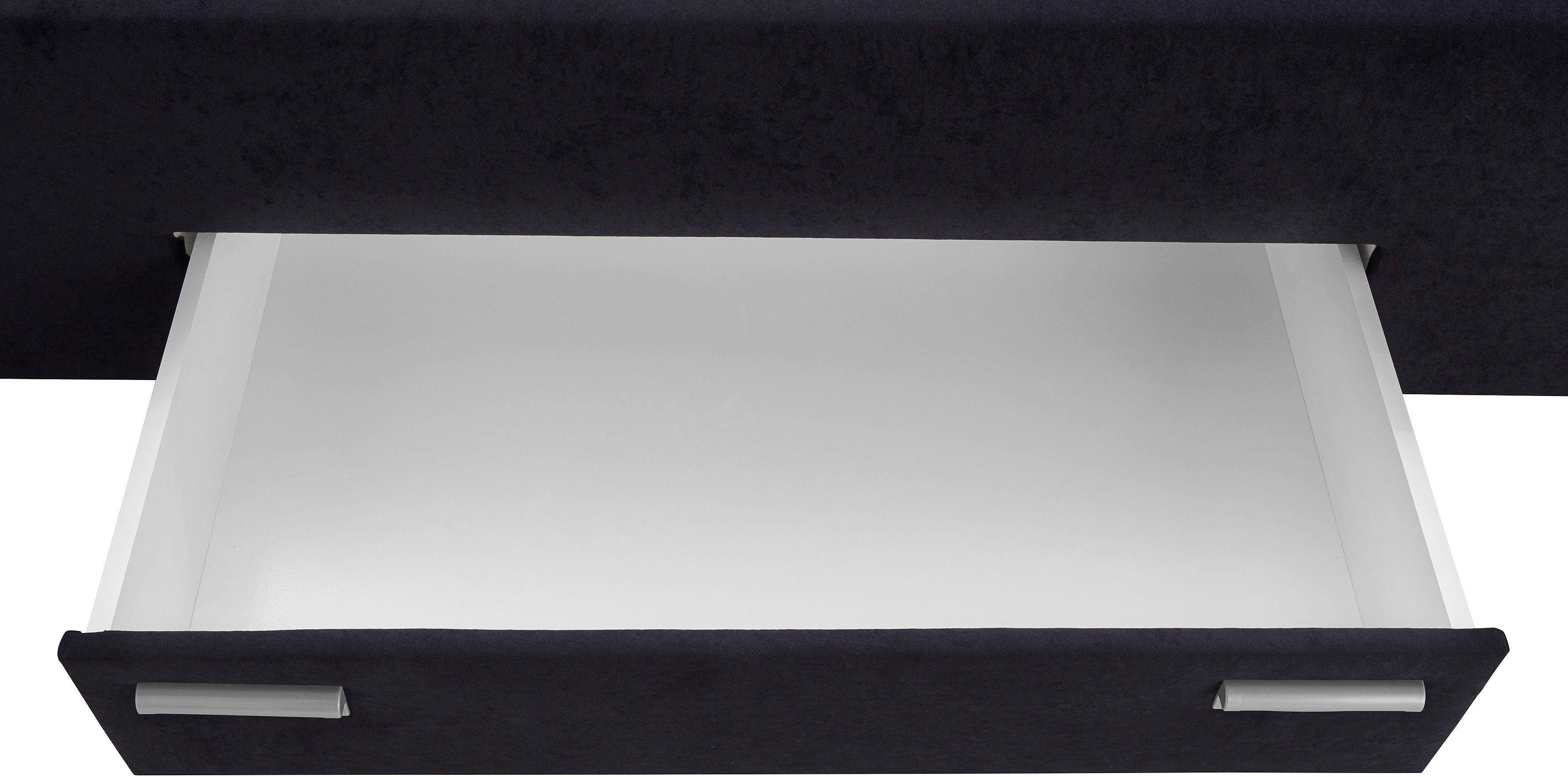 Westfalia Polsterbetten Boxspring met geïntegreerde lade, vrij plaatsbaar