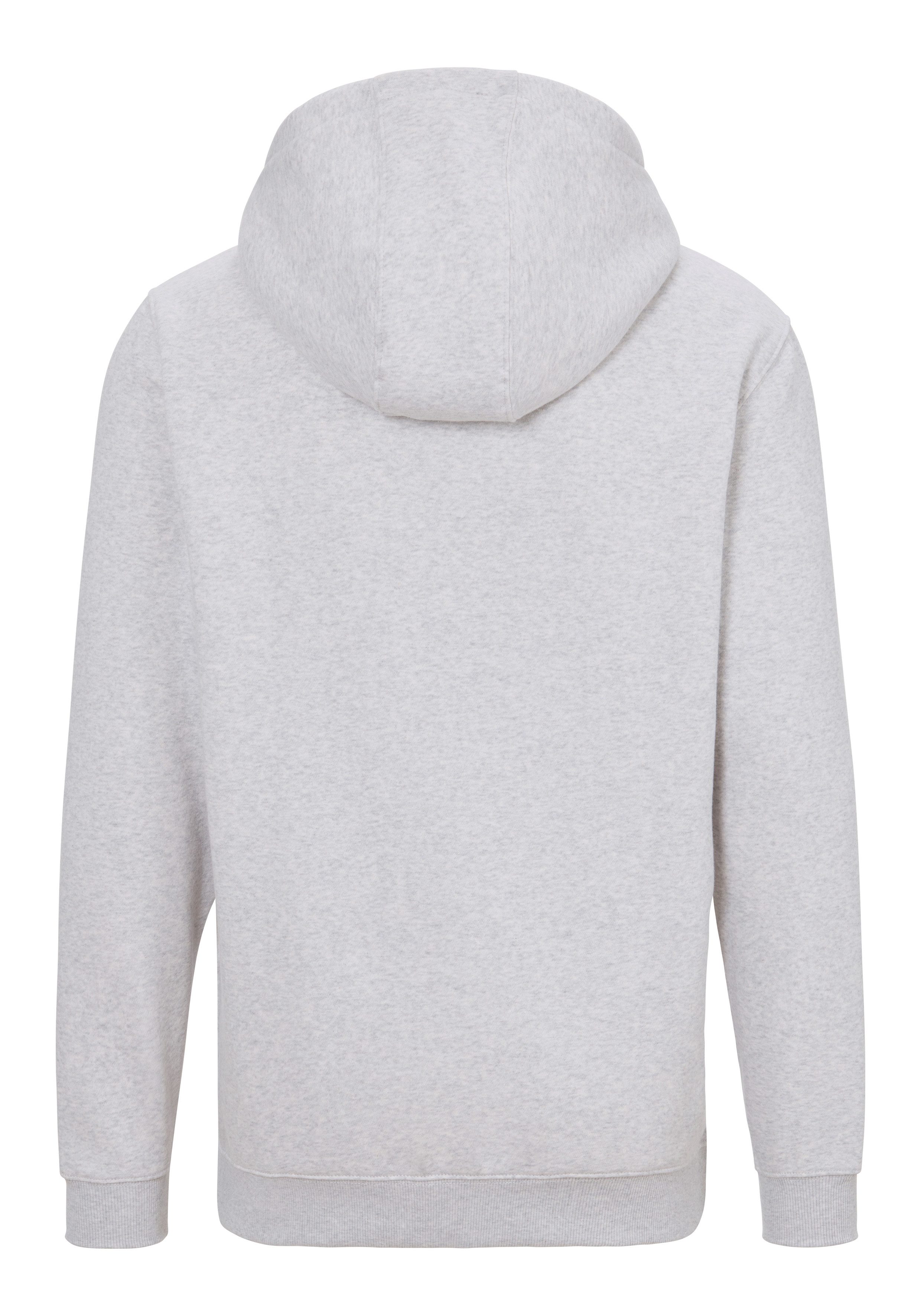 TOMMY JEANS Sweatshirt TJM REG S FLAG ZIP FLEECE THRU met geborduurd merklogo op borsthoogte
