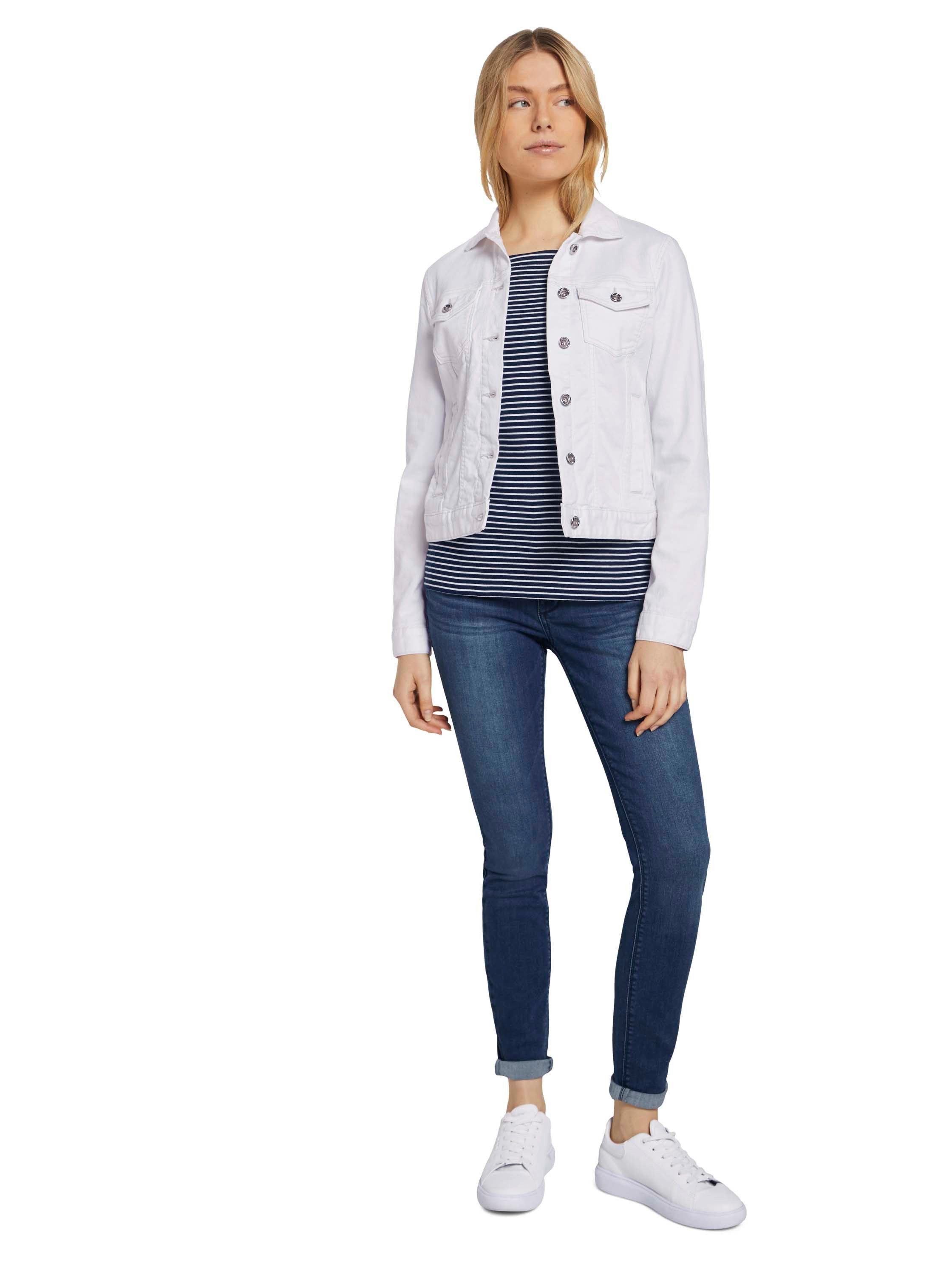 Tom Tailor Shirt met 3/4 mouwen met gestreept patroon