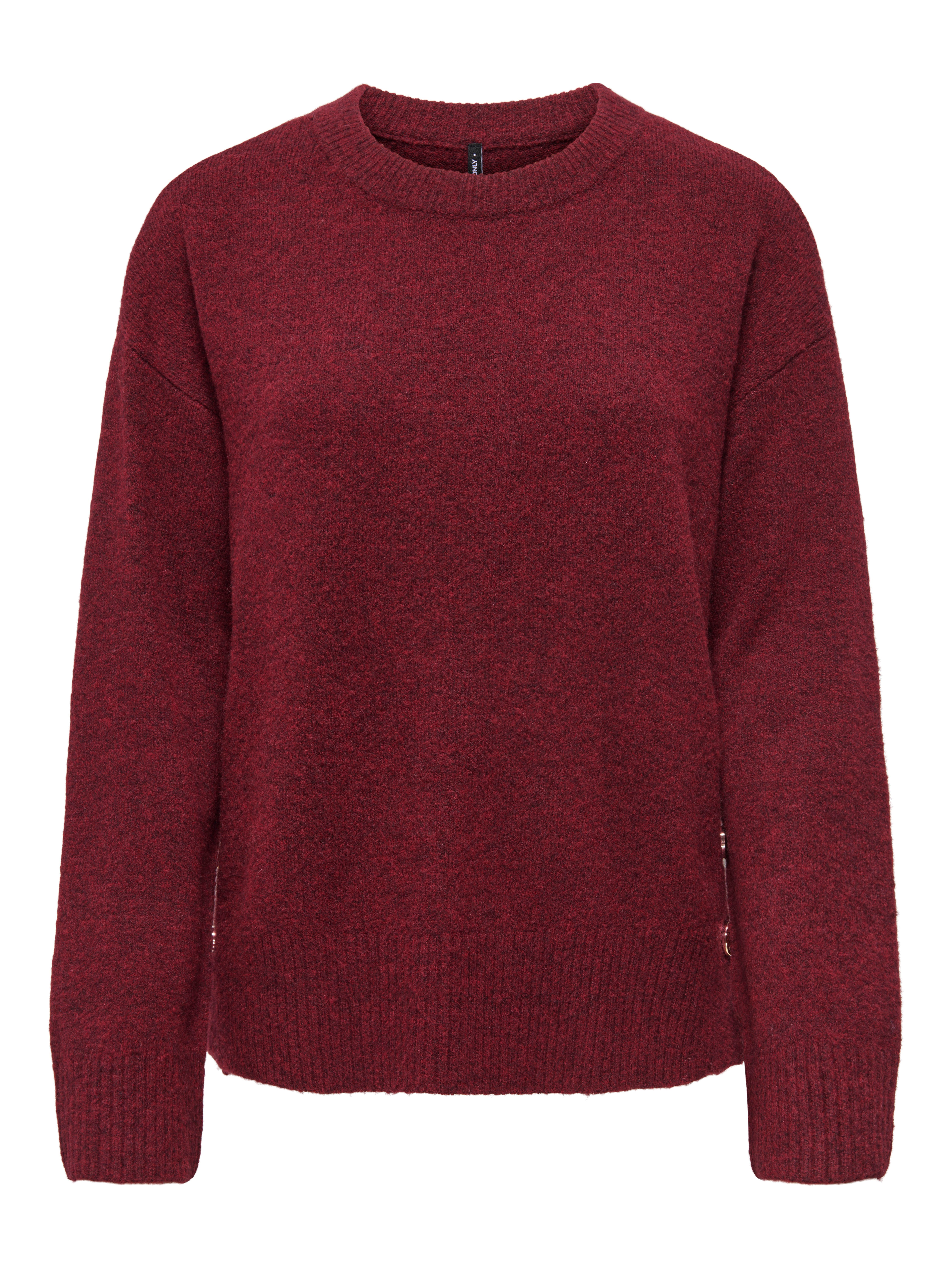 Only Gebreide trui ONLRENE LIFE LS BUTTON O-NECK CC KNT