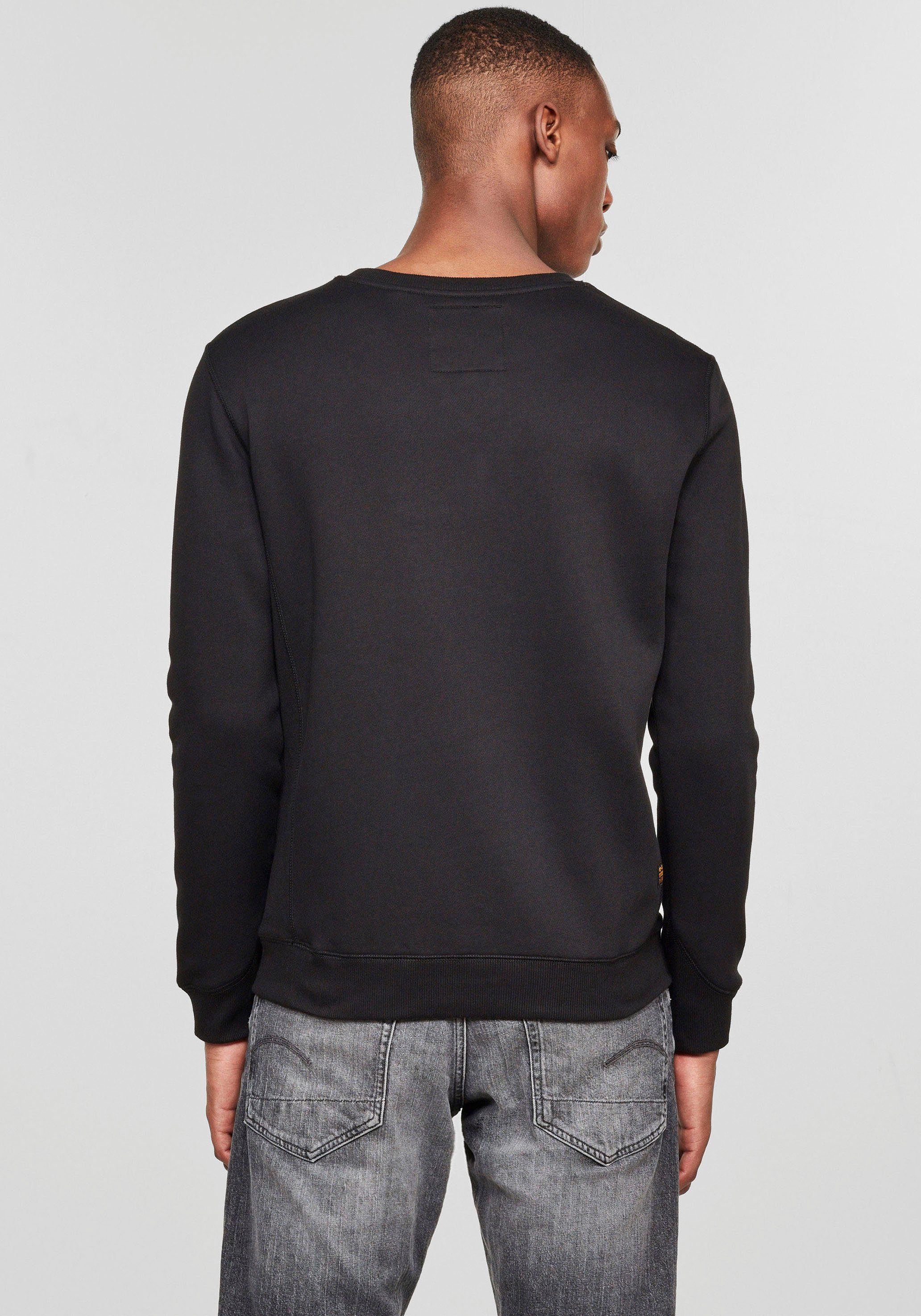 G-Star RAW Sweatshirt Premium Core Pacior Sweat met rib-inzetten aan de zijkanten
