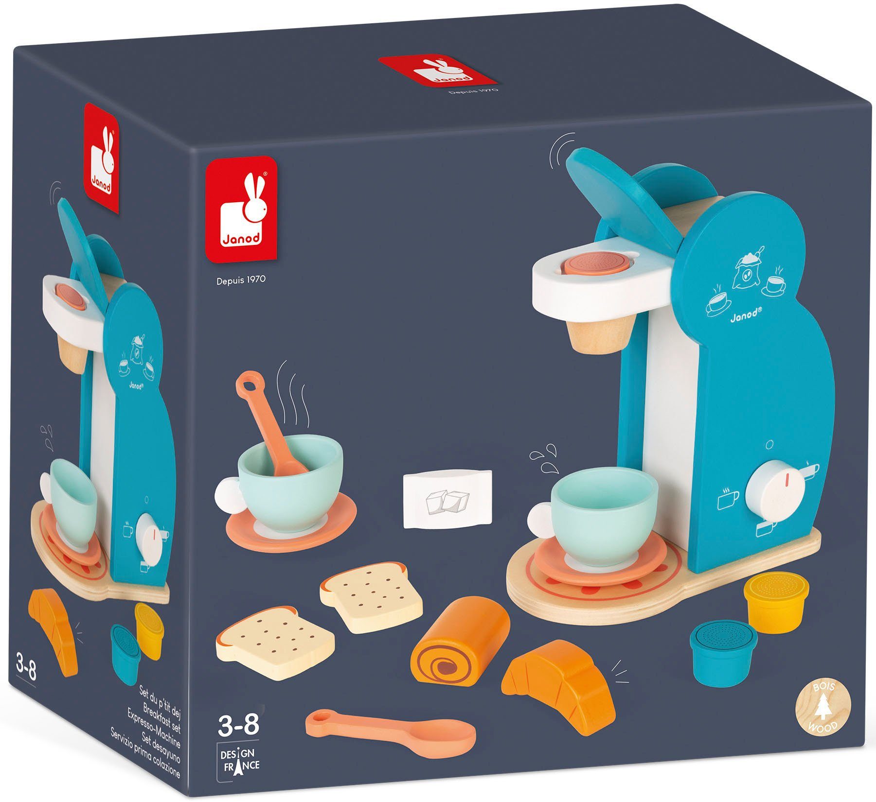 Janod Kinder-koffiezetapparaat Speel-espressomachine