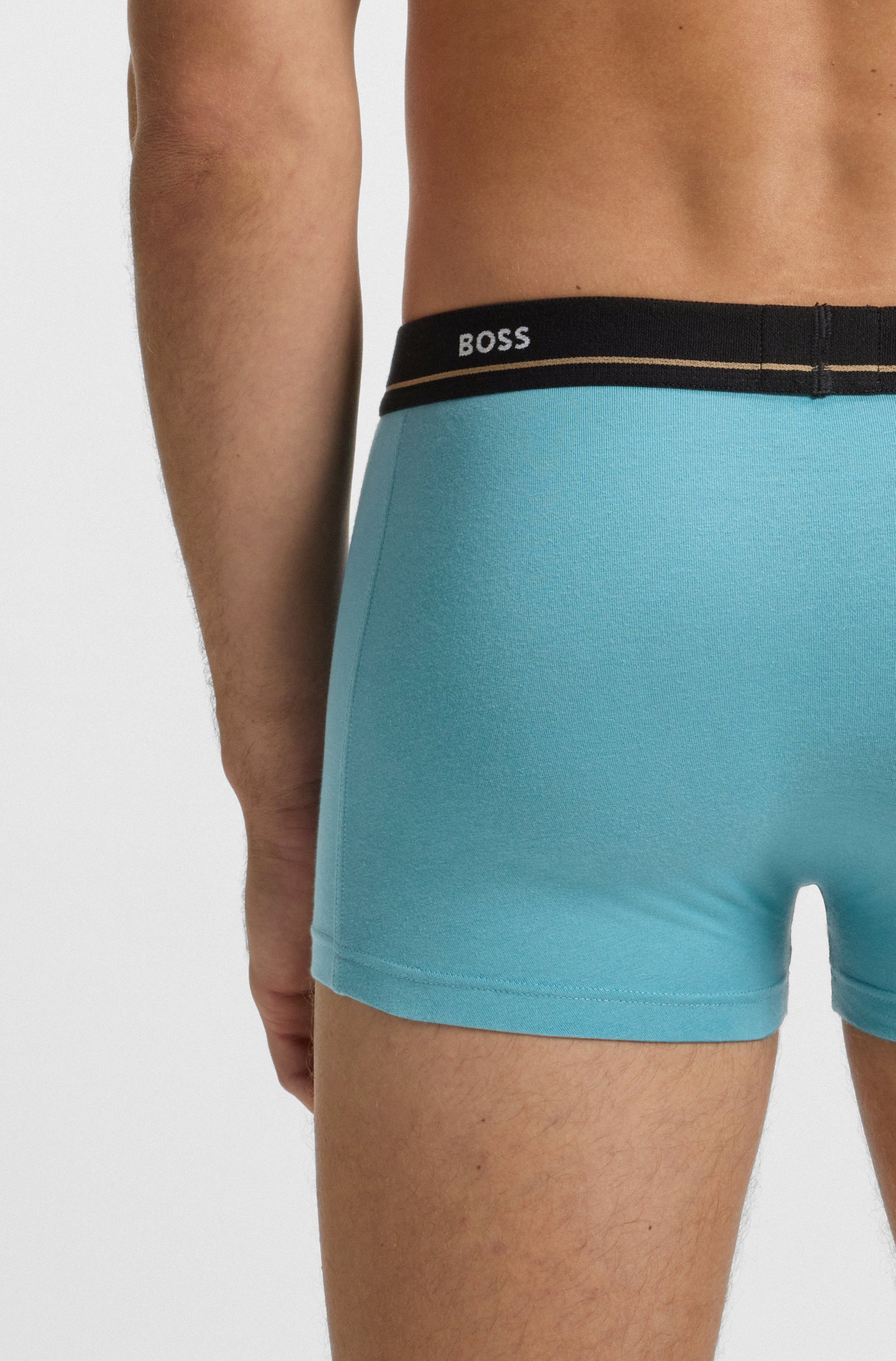 BOSS Trunk 5P Essential met elastische taille (set, 5 stuks, 5er)