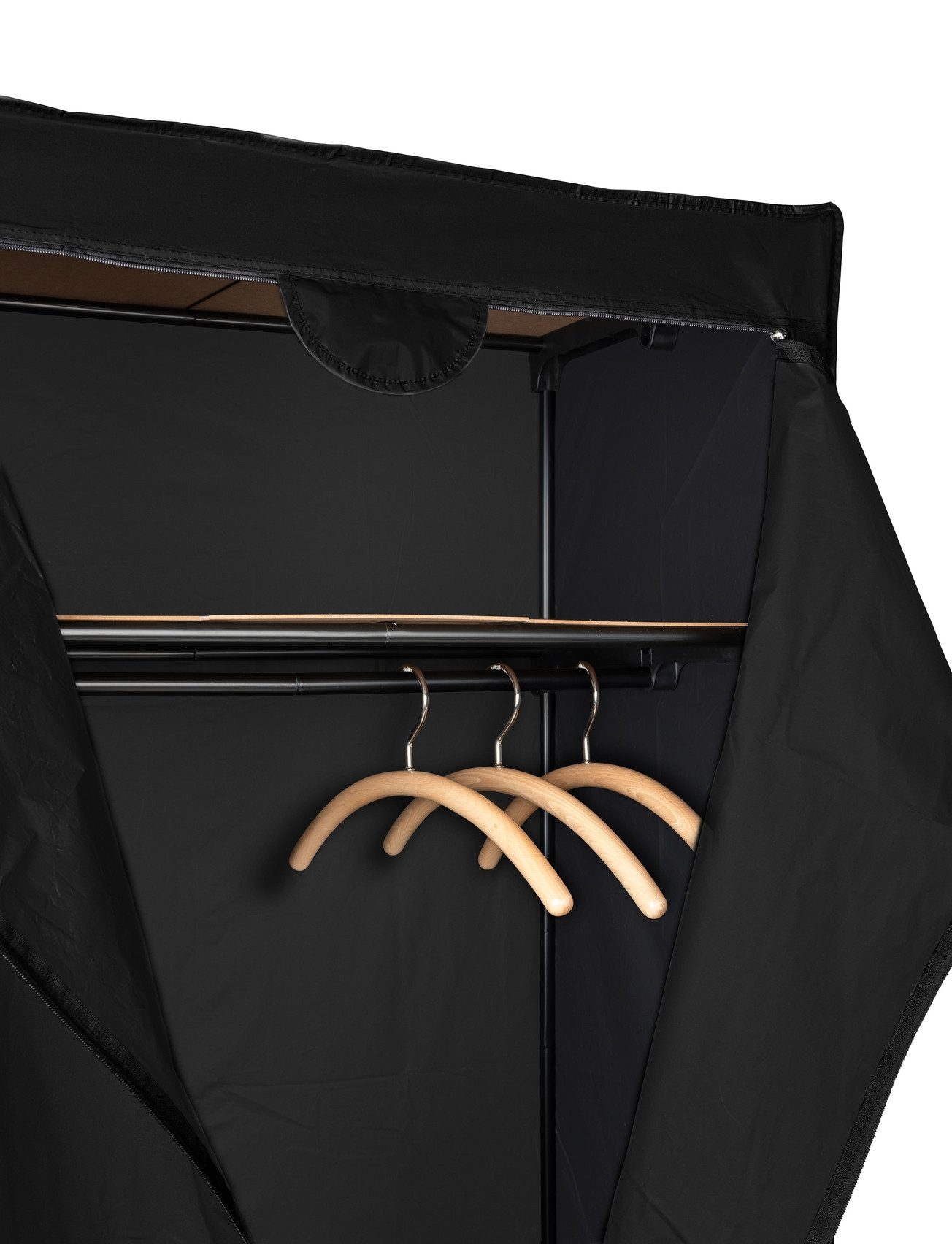 WENKO Stofkast Modell Deep Black Afmeting (b x h x d): 75 x 160 x 50 cm