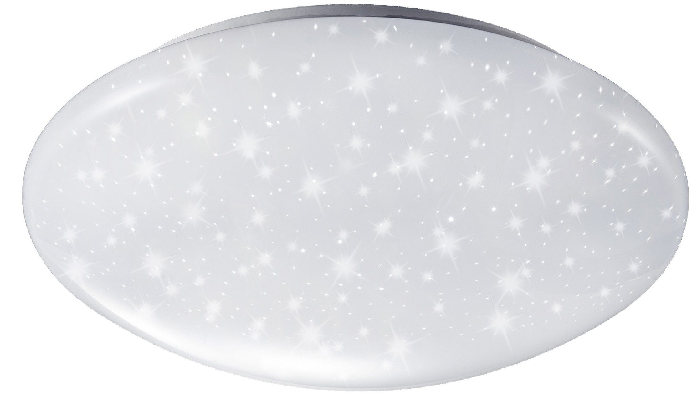 B.K.Licht Led-plafondlamp Astro LED plafondlamp 12W 1200lm 4.000K sterrenlicht IP20 Ø 280mm