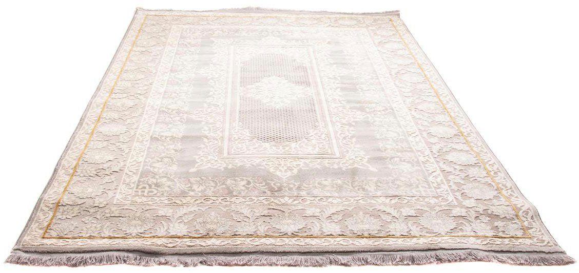 morgenland Oosters tapijt Shirin oosterse vloerkleden maat 250 cm x 350 cm x 8 mm zilver(kleur)