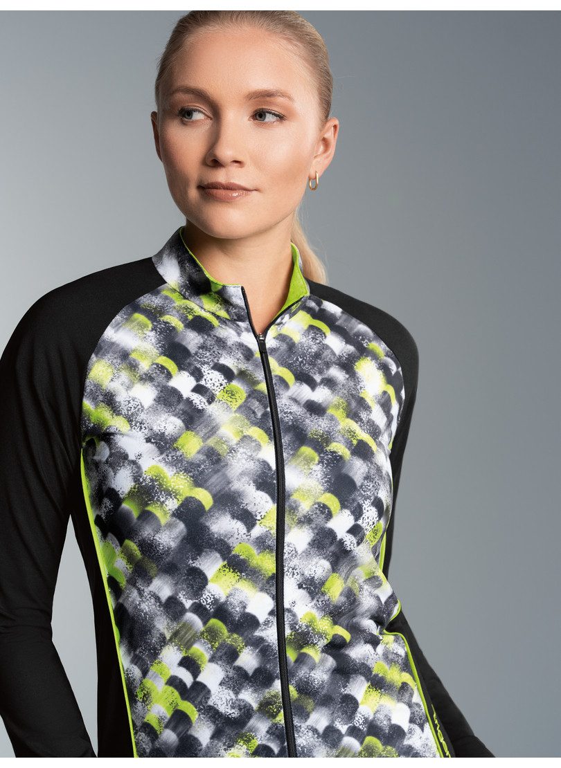 Trigema Trainingsjack TRIGEMA Fietsjack met praktische achterzak (1 stuk)