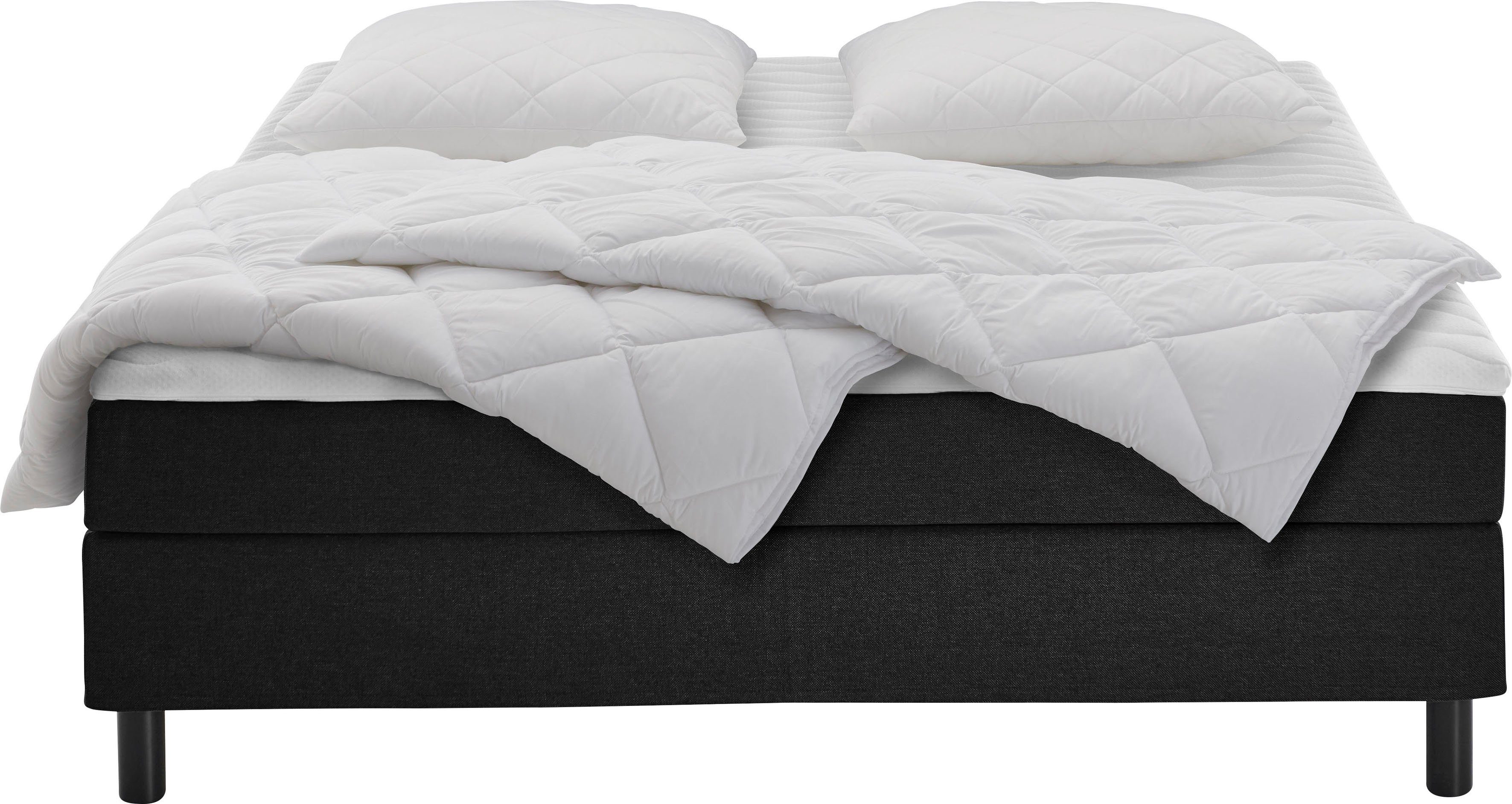 ATLANTIC home collection Boxspring Happy zonder hoofdbord, met topmatras, naar keuze met of zonder beddengoed