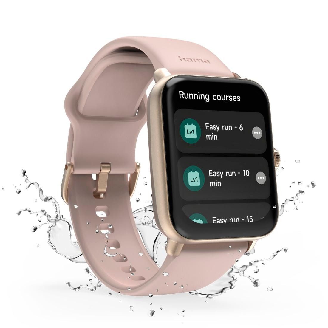 Hama Smartwatch 1,65“ met GPS (fitness, belfunctie, hartslag, waterdicht)