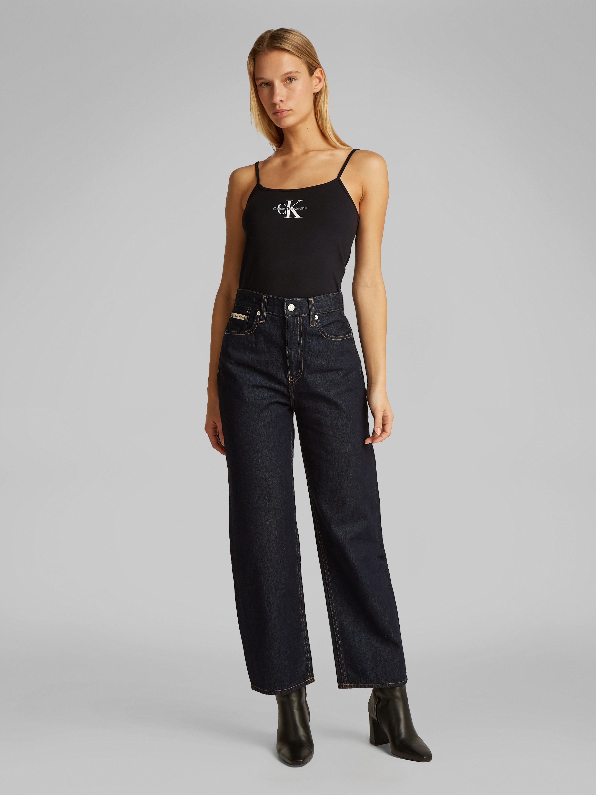 Calvin Klein T-shirt MONOLOGO STRAPPY TANK TOP