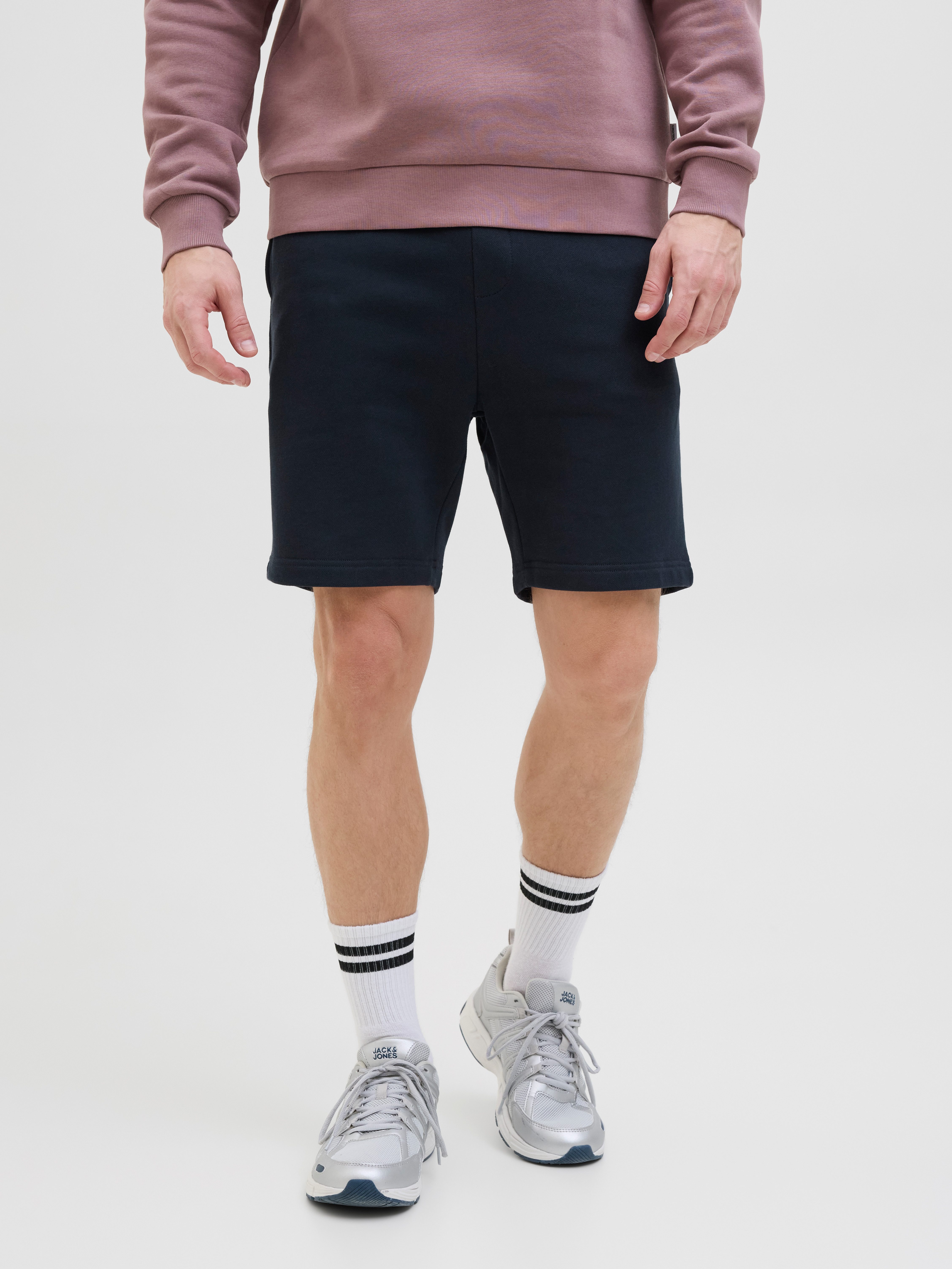 Jack & Jones Sweatshort JPSTGORDON BEAU SWEAT SHORTS LNG heren sportshorts maat M blauw