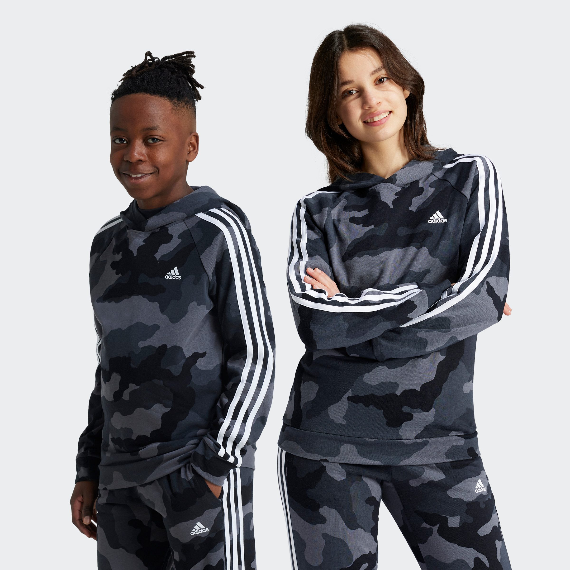 Adidas Sportswear Hoodie J BL CAMO FT HD