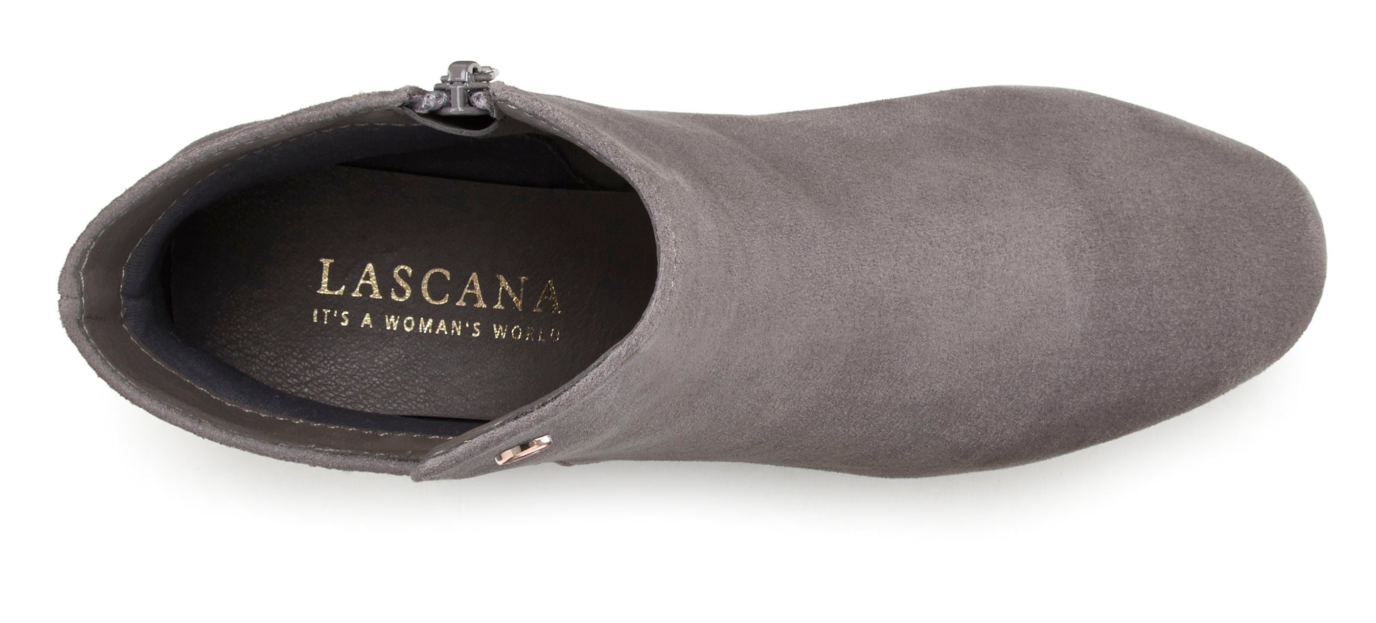 Lascana Laarsjes met comfortabele blokhak, enkellaarsjes, laarzen vegan