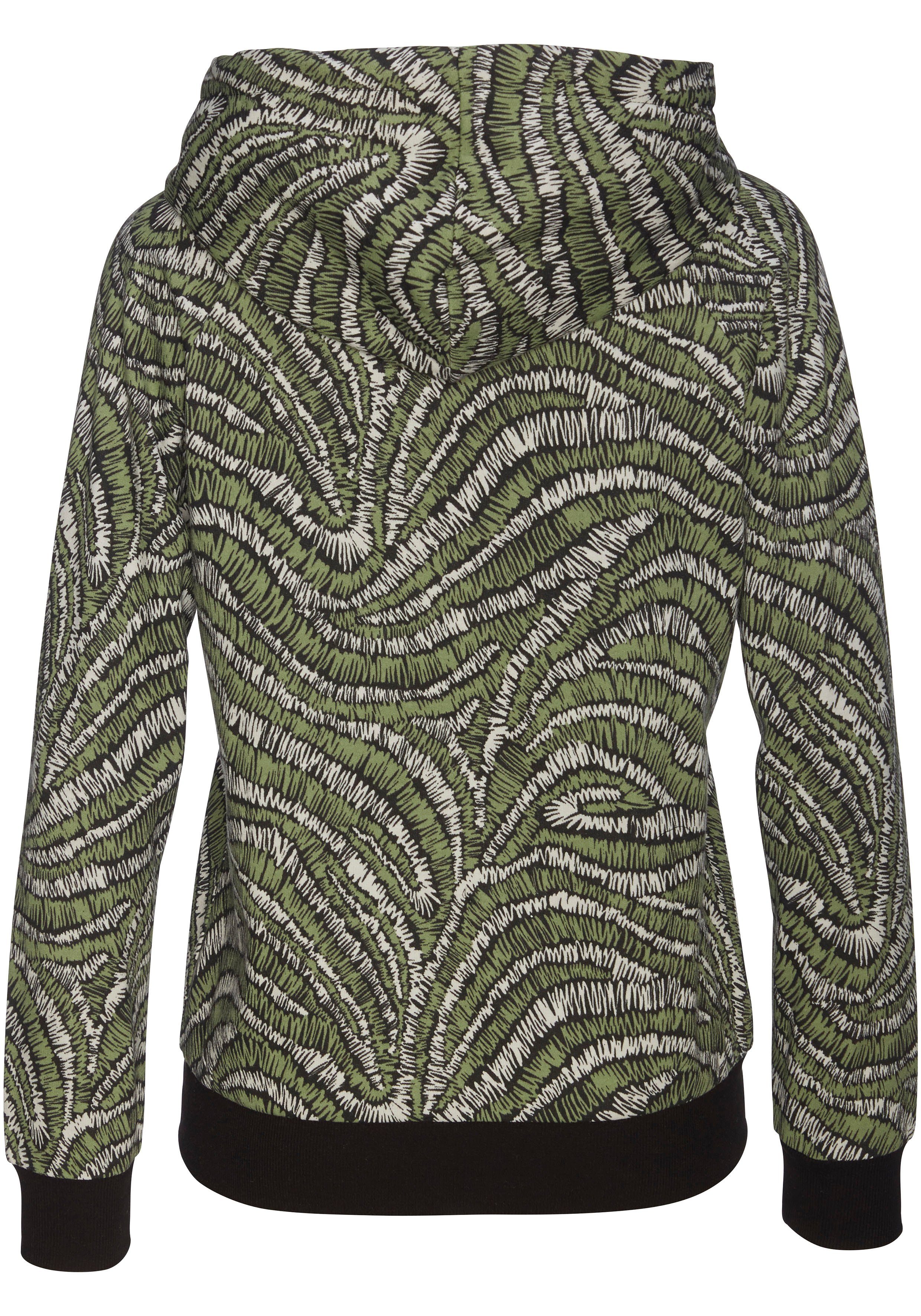 Lascana Capuchonsweatvest met rits, loungepak