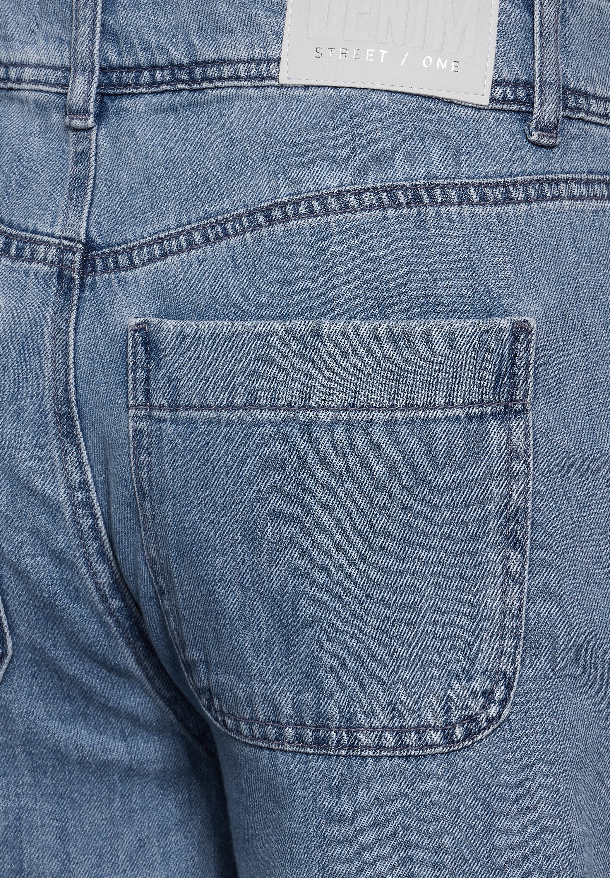 STREET ONE Wijde jeans in five-pocketsstijl
