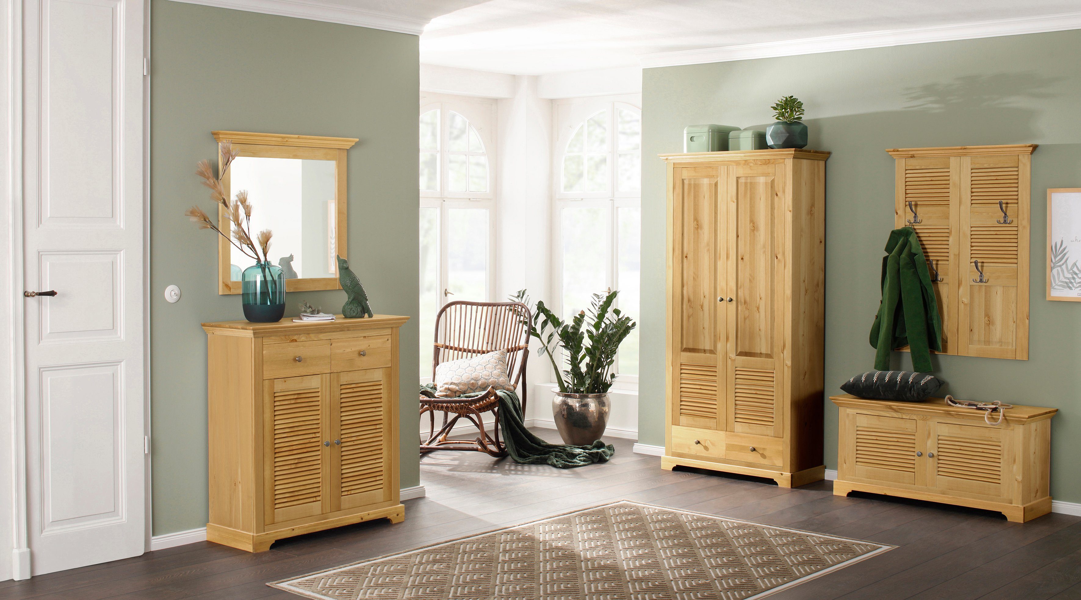 Home affaire Spiegel Ayanna Frame van massief hout, FSC®, breedte 94 cm