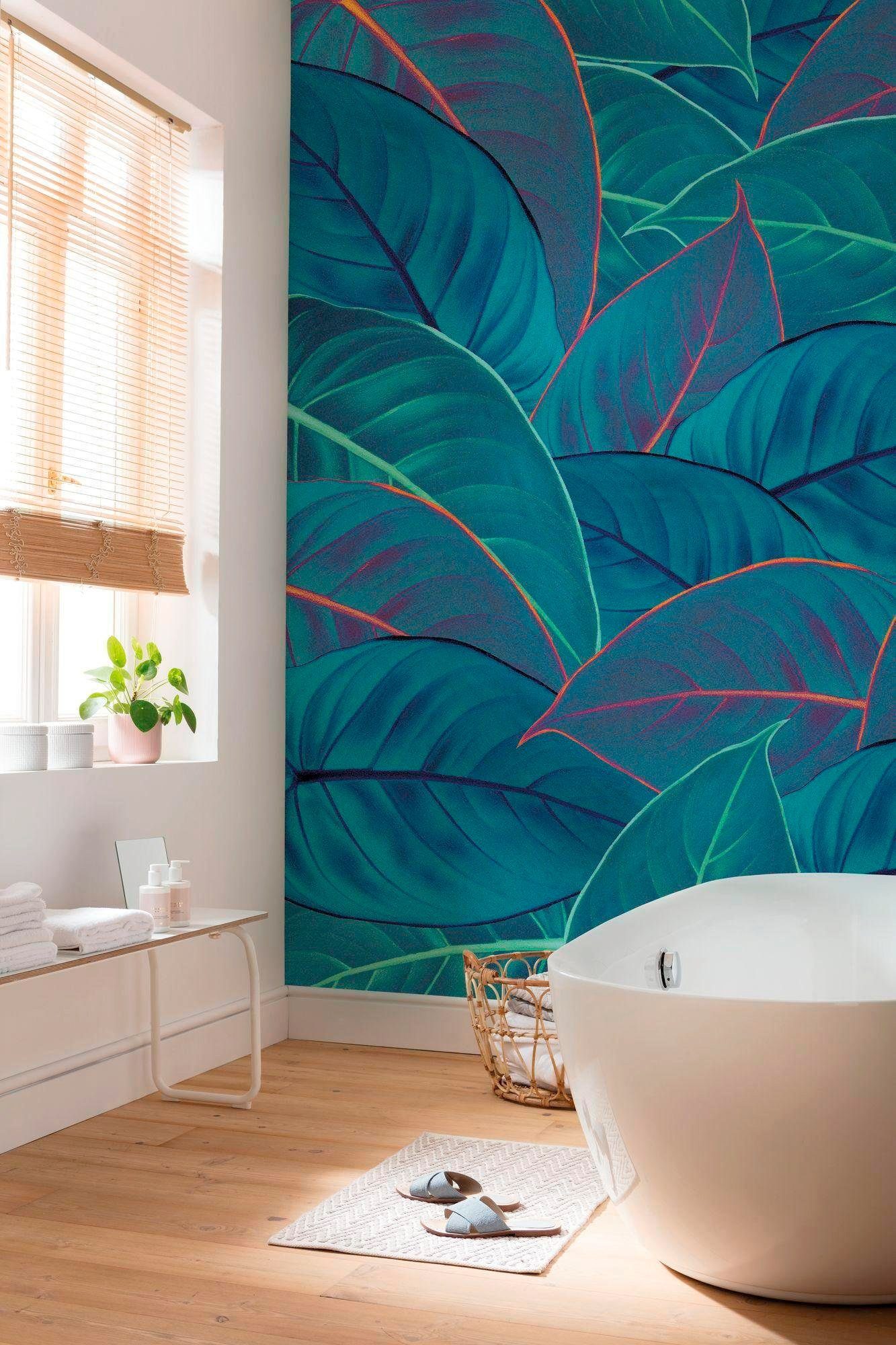 Komar Vliesbehang Digitale print vlies - Foliage - Afmeting 200 x 250 cm (1 stuk)