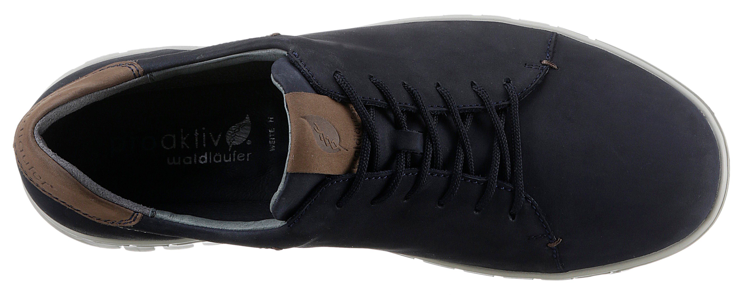 Waldläufer Sneakers H-Baldo veterschoen, vrijetijdsschoen met proactieve leren binnenzool, h-breedte