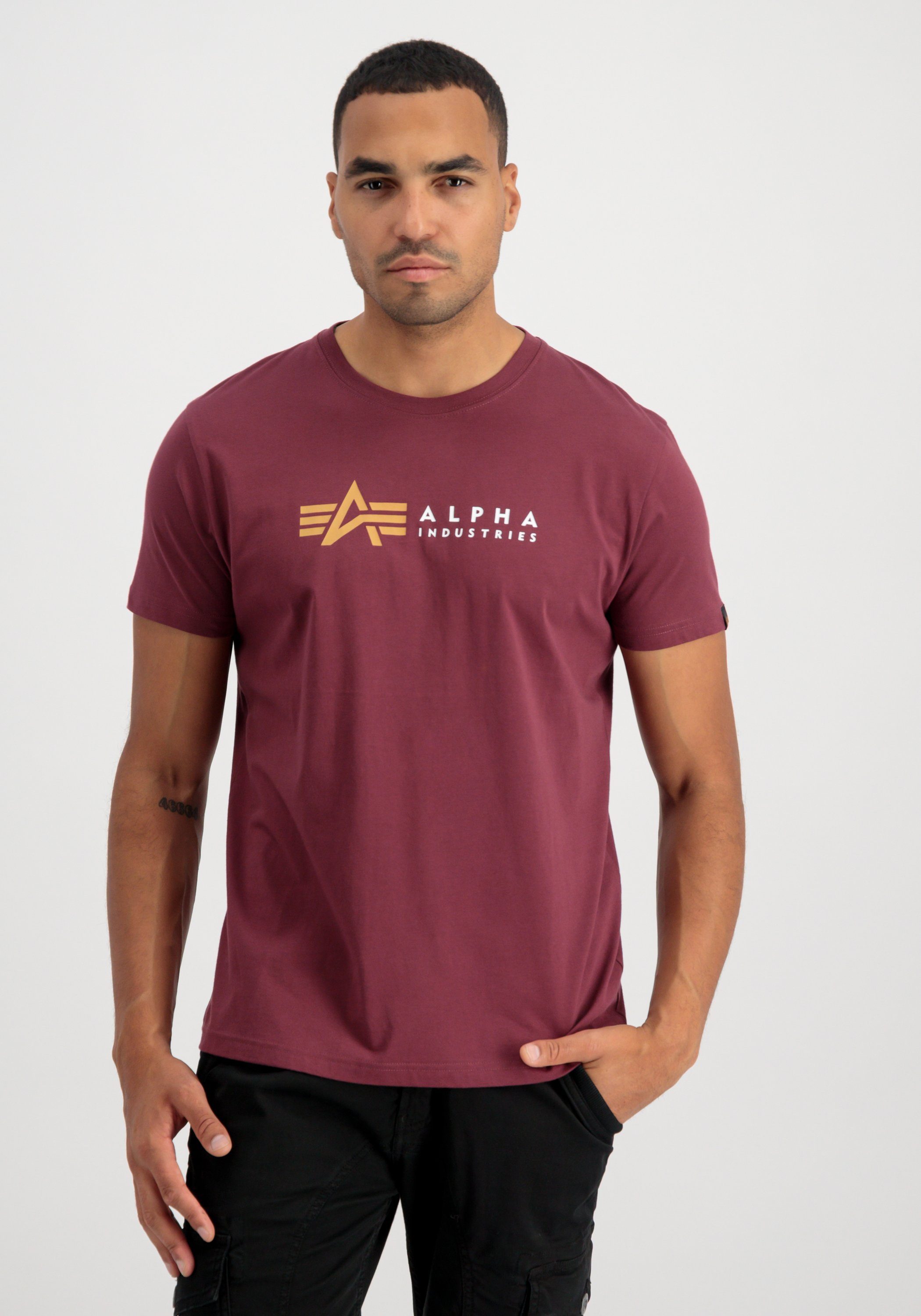 Alpha Industries T-shirt Alpha Industries Men - T-Shirts Alpha Label T-Shirt