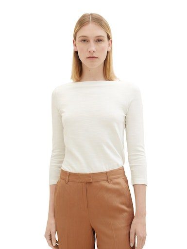 Tom Tailor Shirt met 3/4 mouwen met korte mouwen