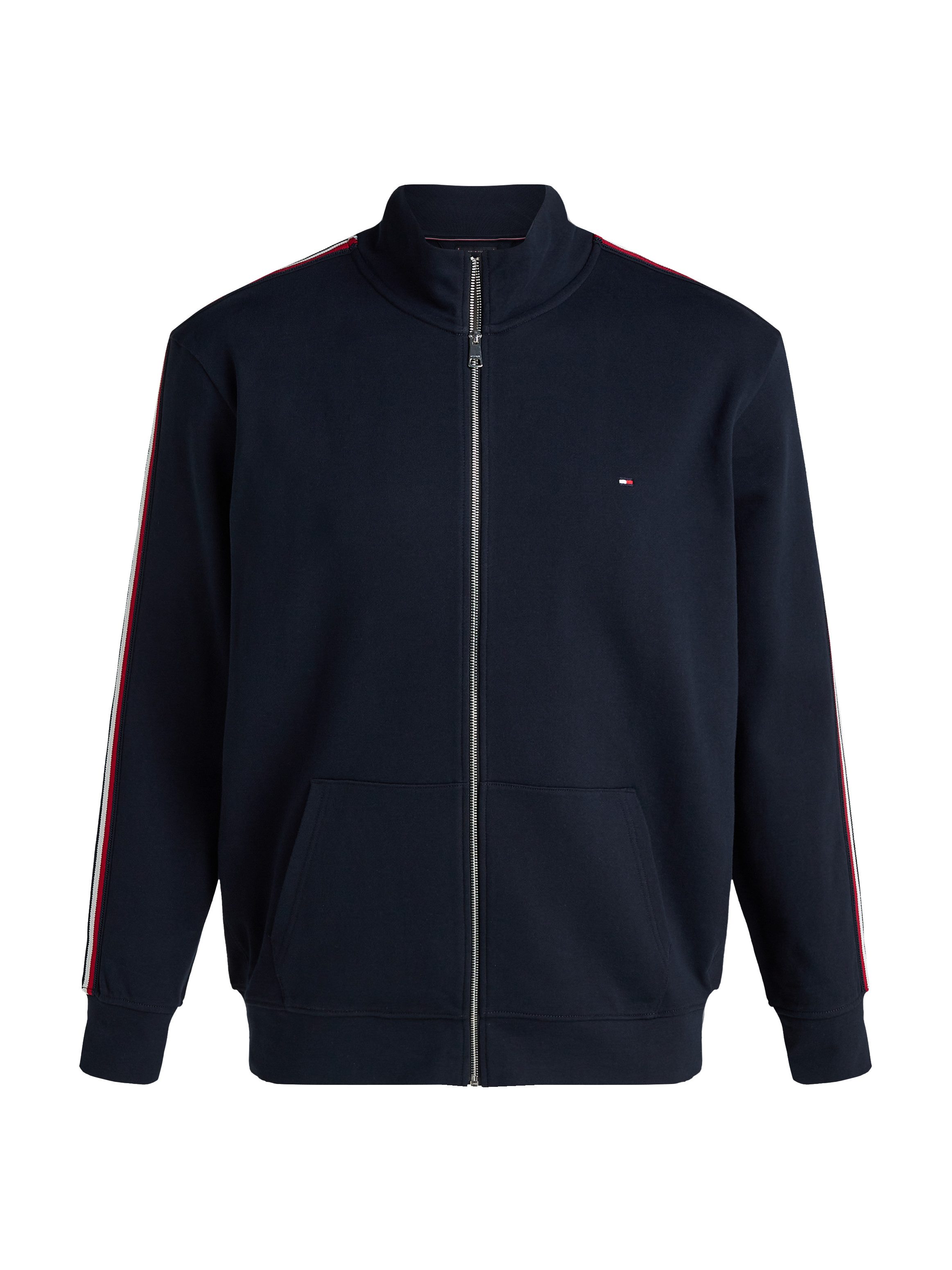 Tommy Hilfiger Sweatvest BT-GLOBAL STRIPE STAND COLLAR-B