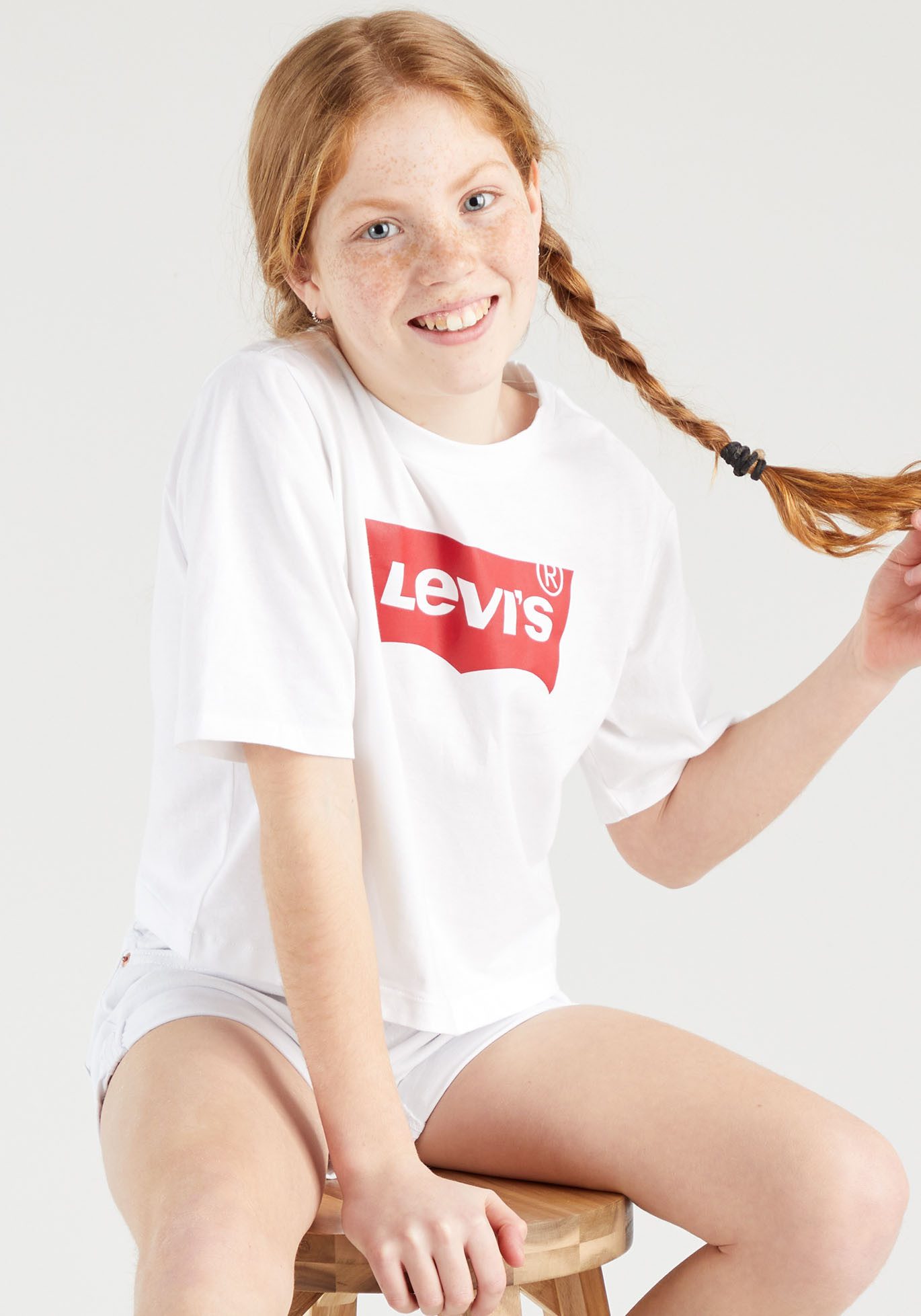 Levi's Kidswear T-shirt BATWING CROPPED TEE