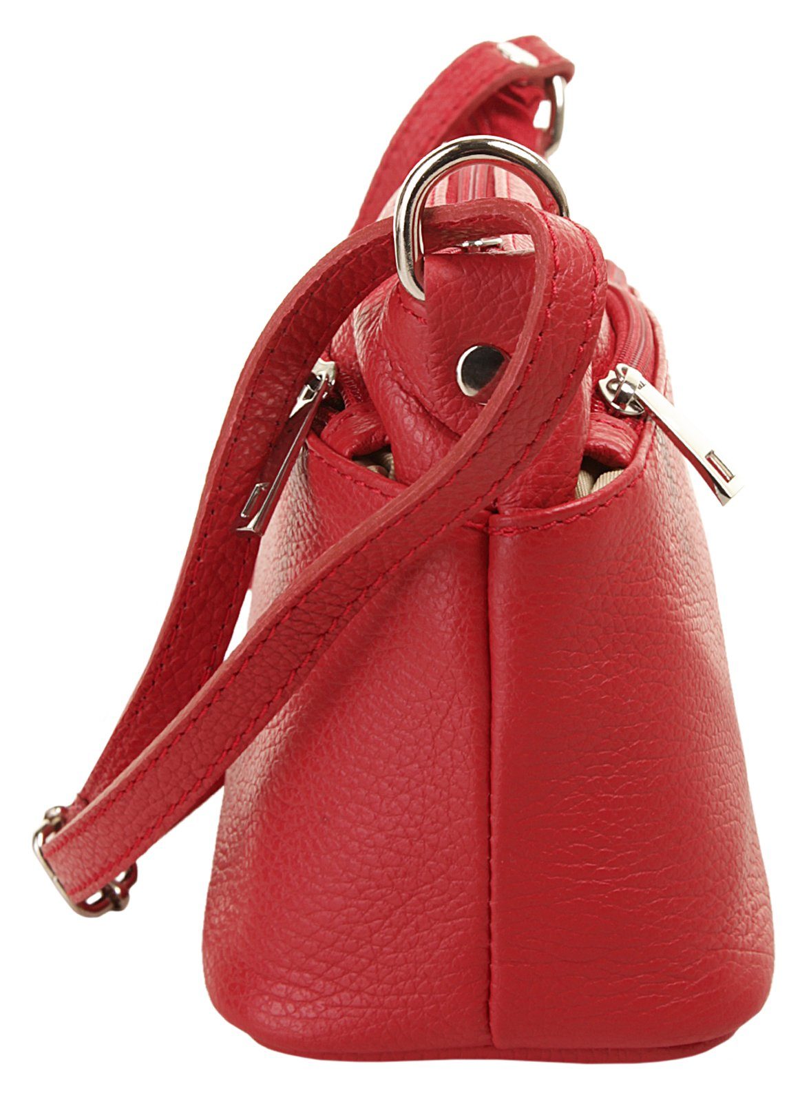 Cluty Schoudertas echt leer, made in italy